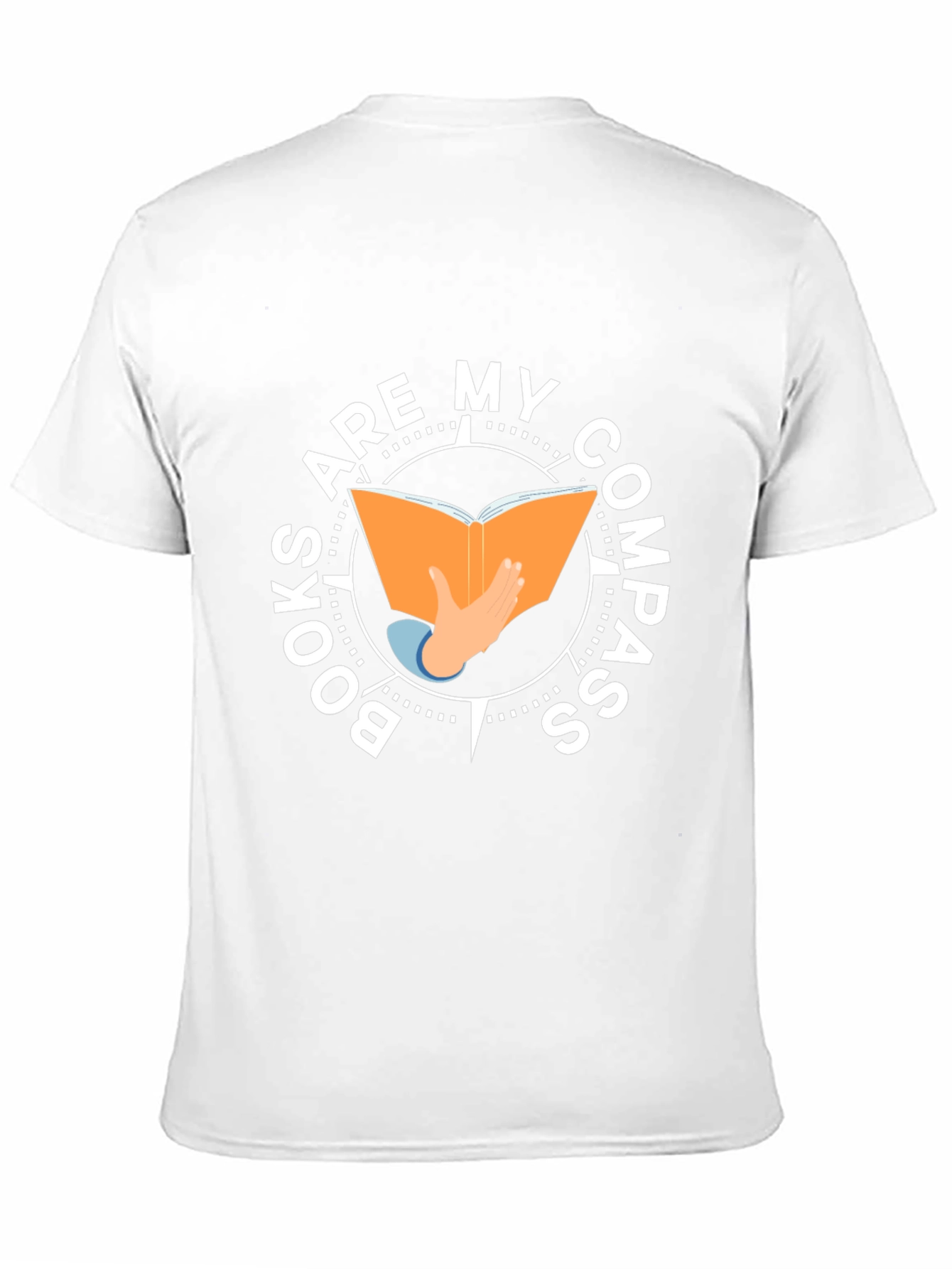 Books Are My Compass T-Shirt - Reading Adventure