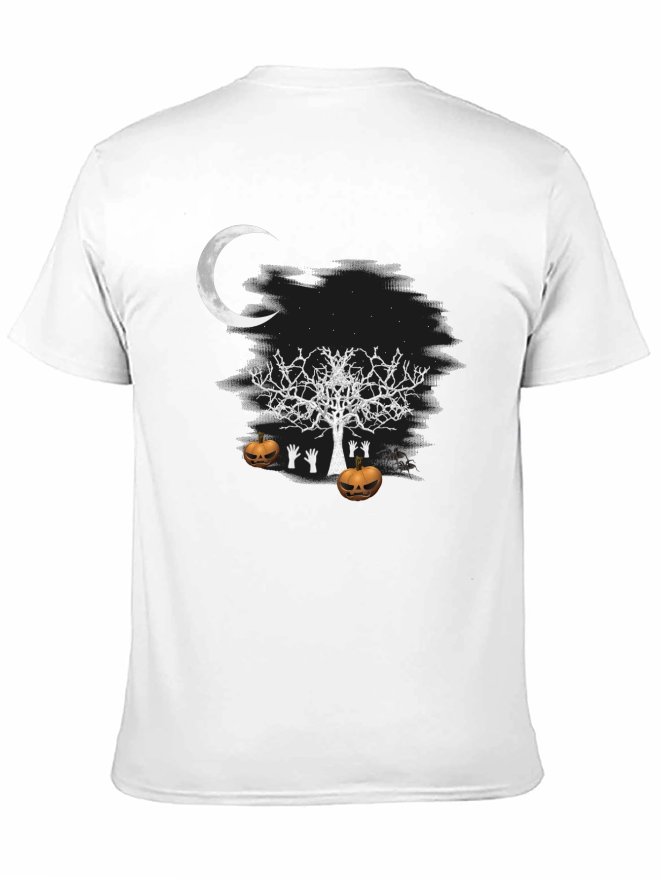 Spooky Halloween Tree Graphic Tee