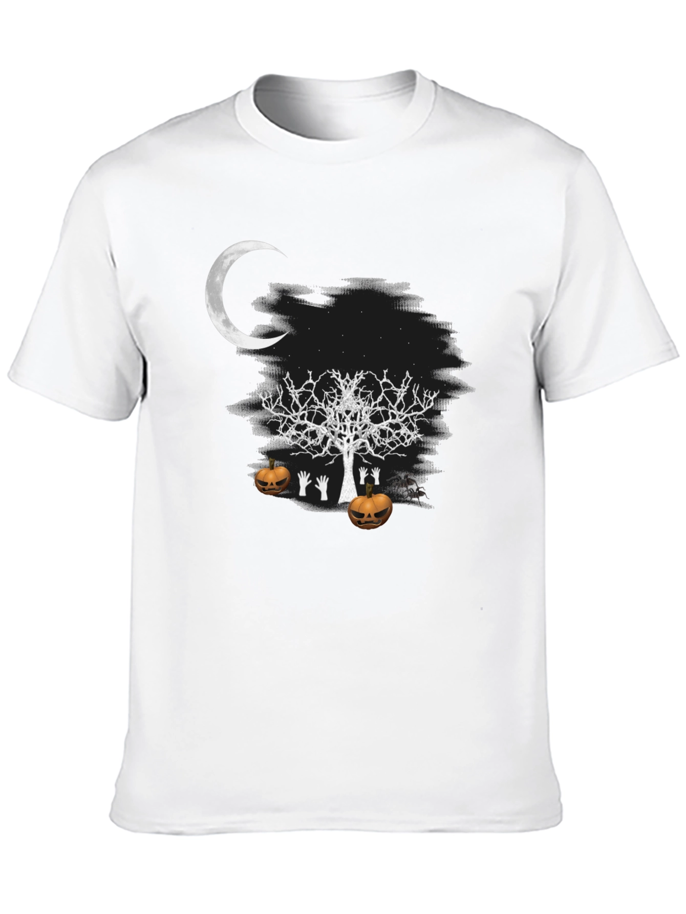 Spooky Halloween Tree Graphic Tee