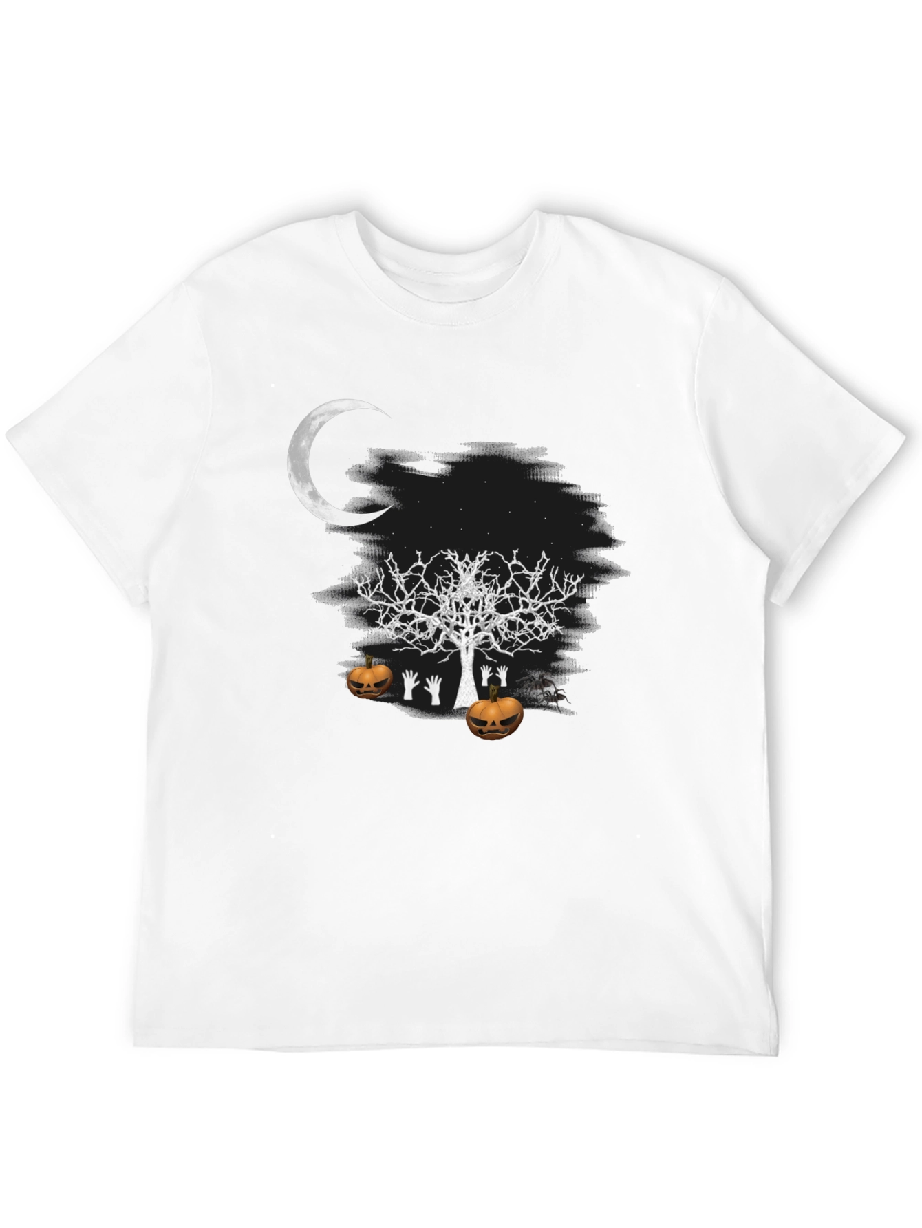 Spooky Halloween Tree Graphic Tee