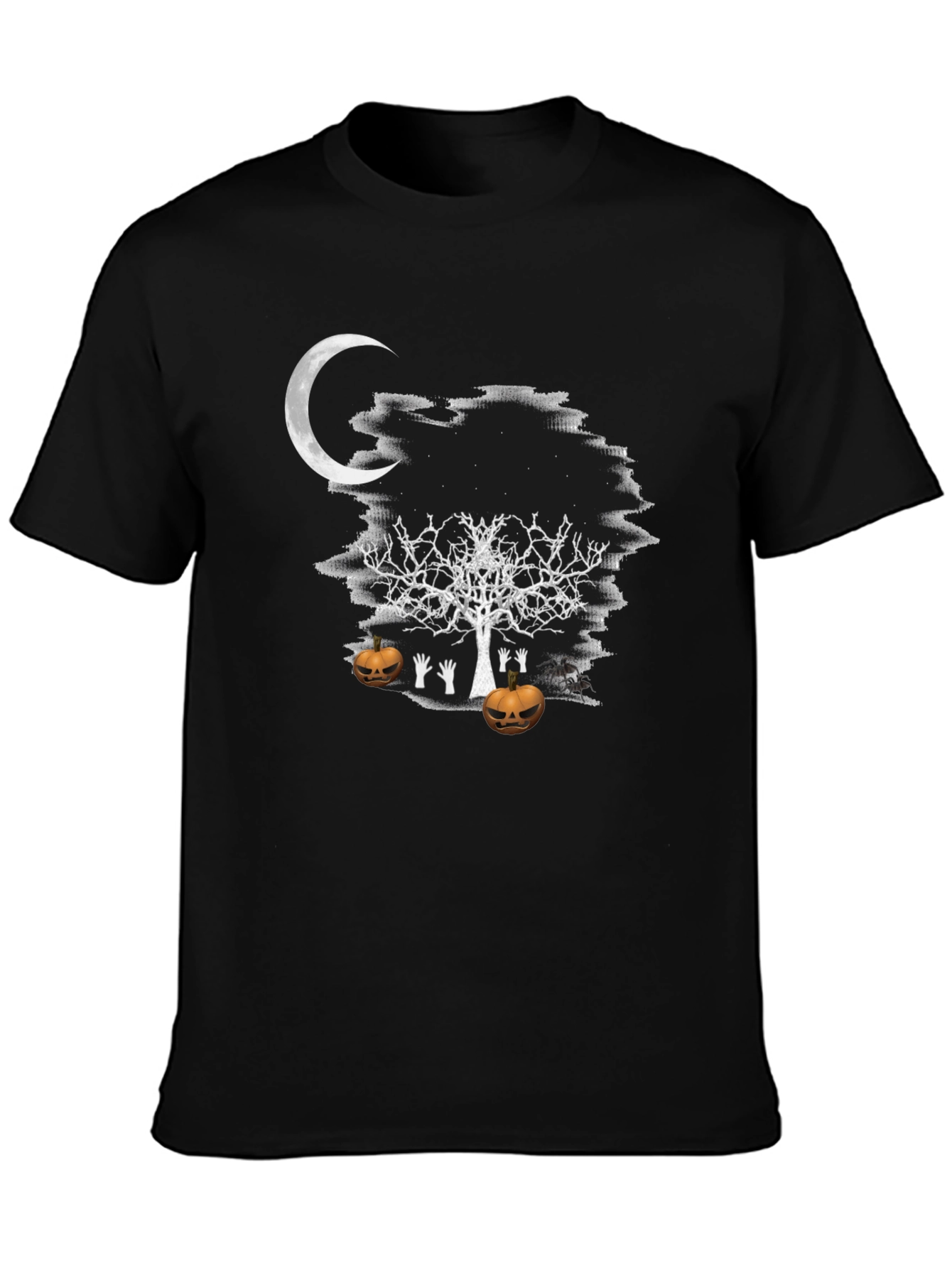 Spooky Halloween Tree Graphic Tee