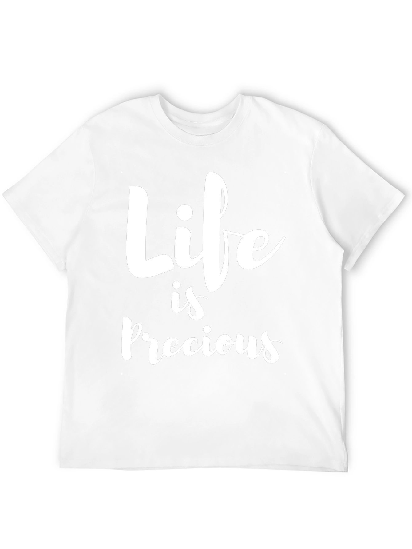 Life is Precious Graphic Tee - Black