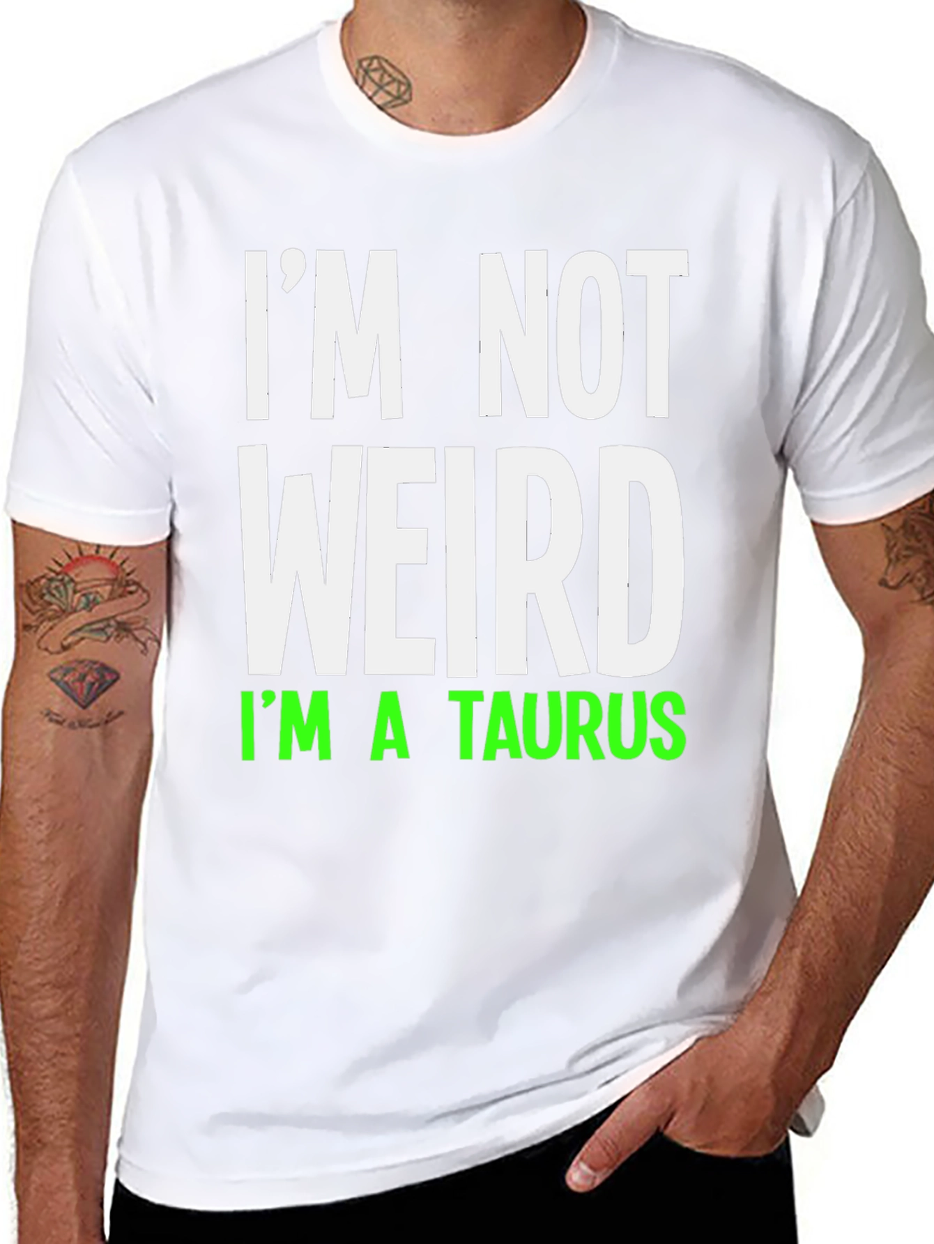 Im Not Weird Im A Taurus Graphic T-Shirt