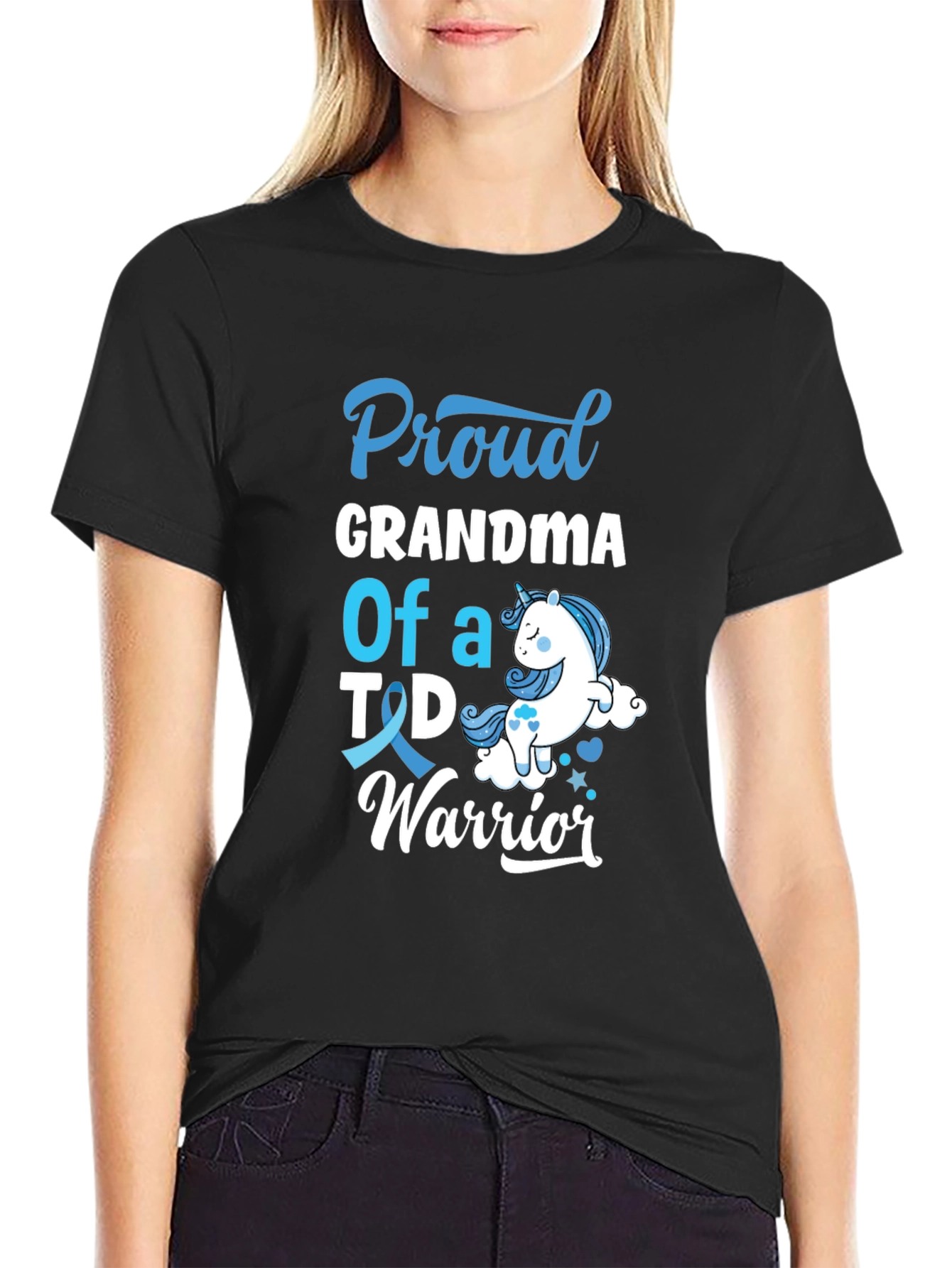 Proud Grandma T1D Warrior T-Shirt