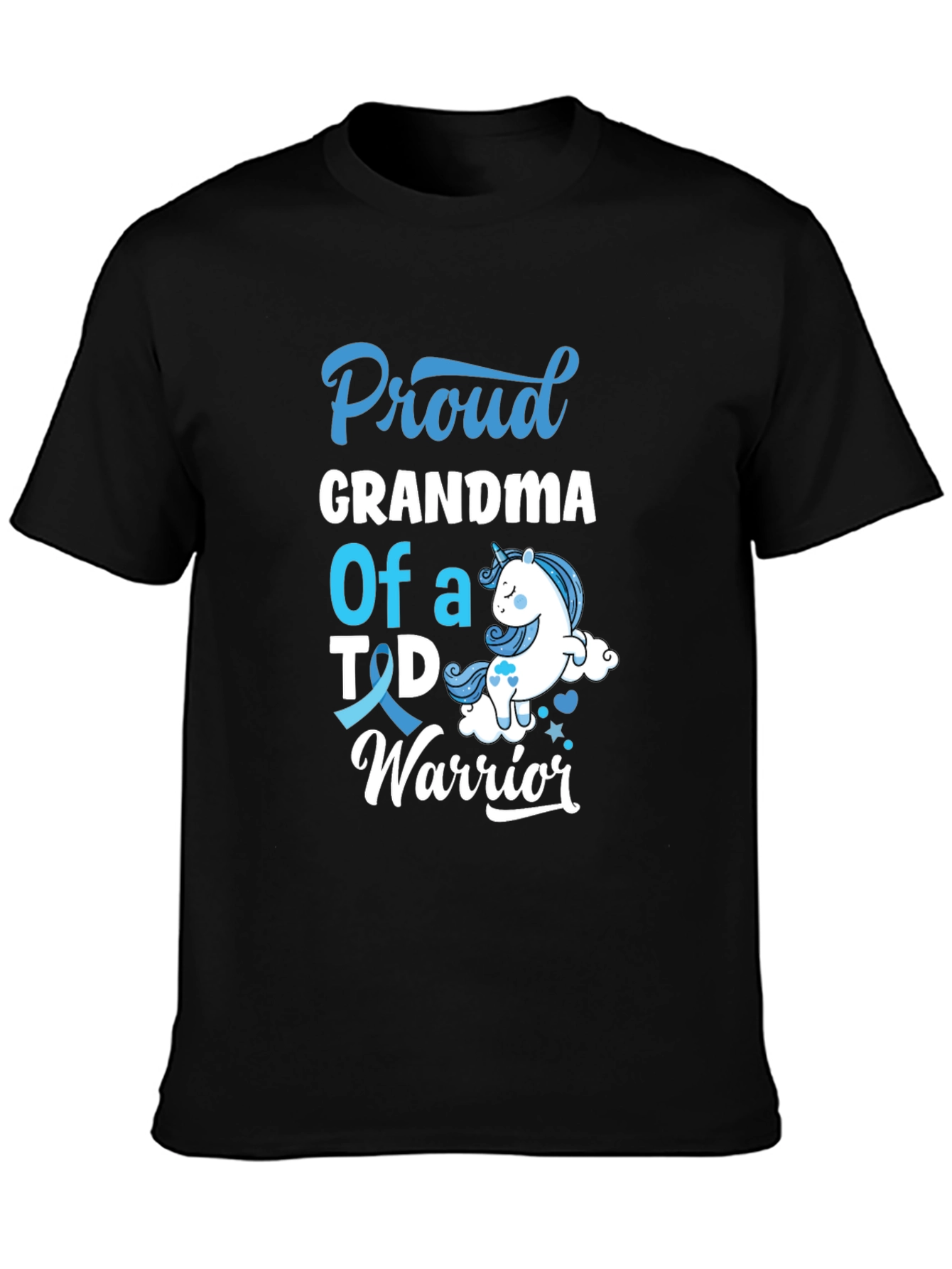 Proud Grandma T1D Warrior T-Shirt