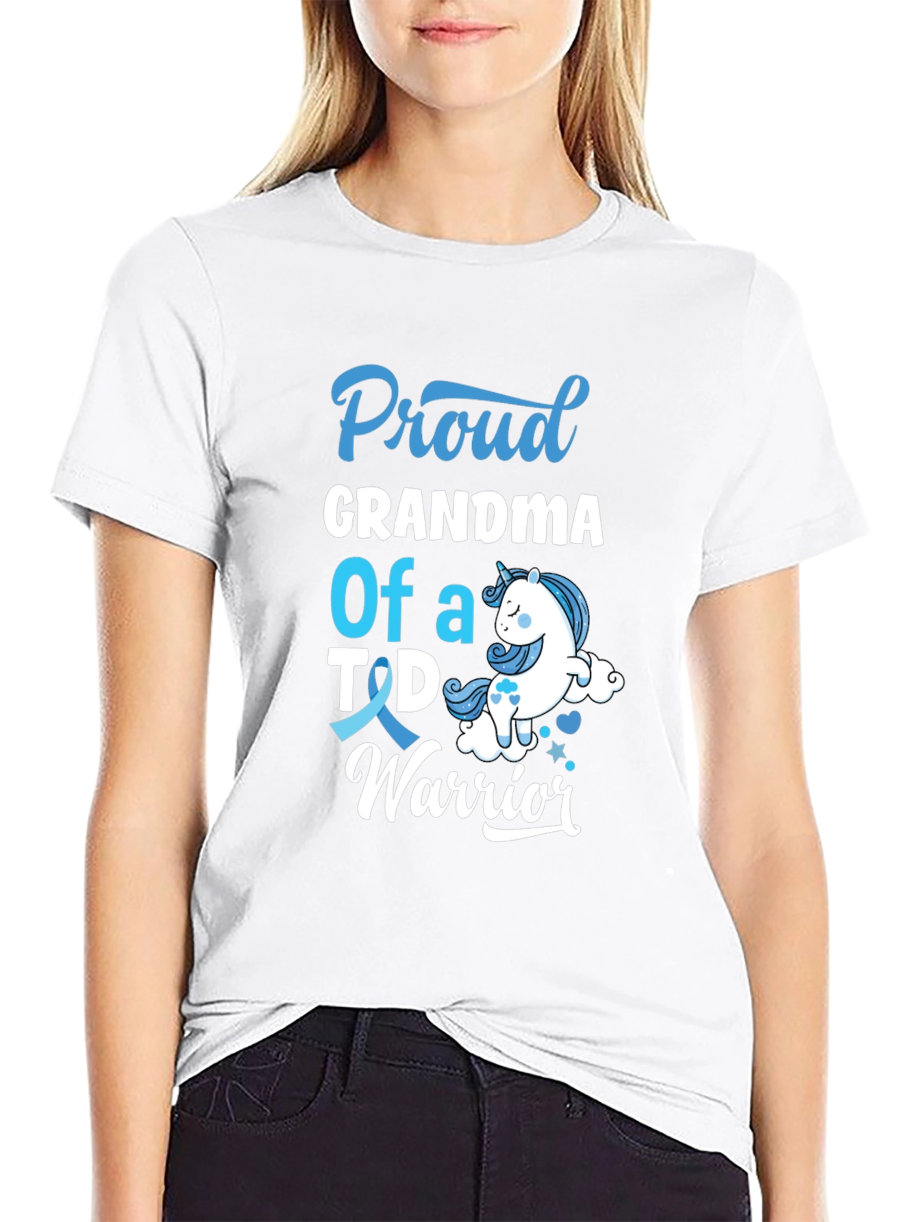 Proud Grandma T1D Warrior T-Shirt