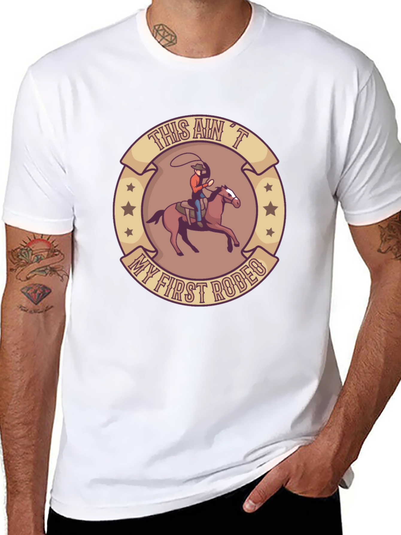 This Aint My First Rodeo Black T-Shirt