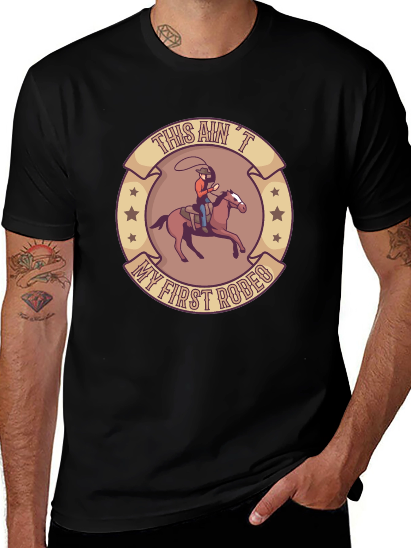 This Aint My First Rodeo Black T-Shirt