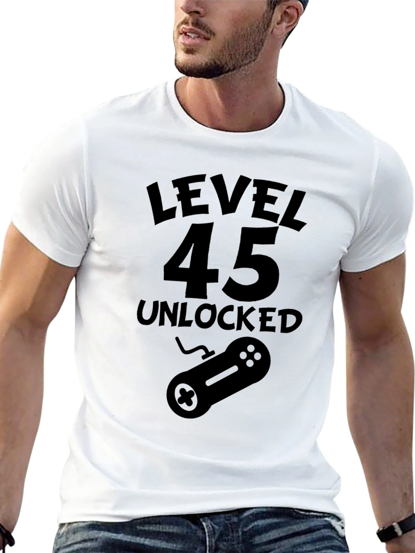 Level 45 Unlocked Gamer T-Shirt