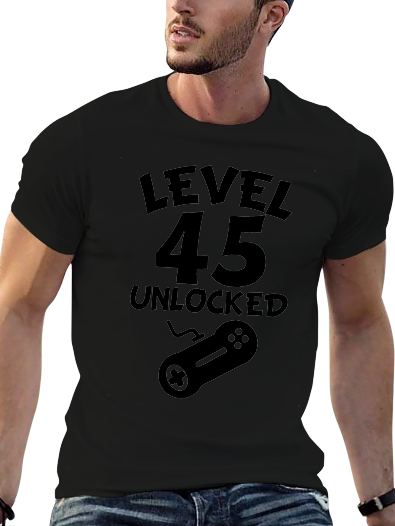 Level 45 Unlocked Gamer T-Shirt