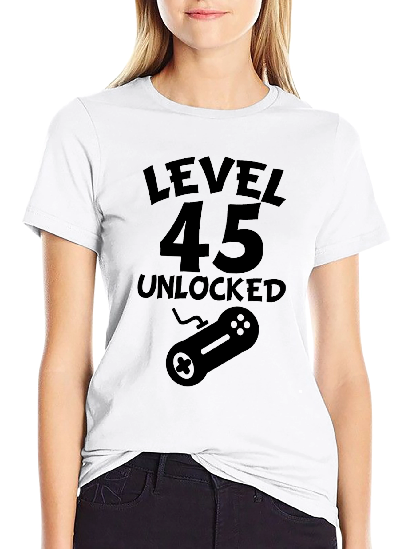Level 45 Unlocked Gamer T-Shirt