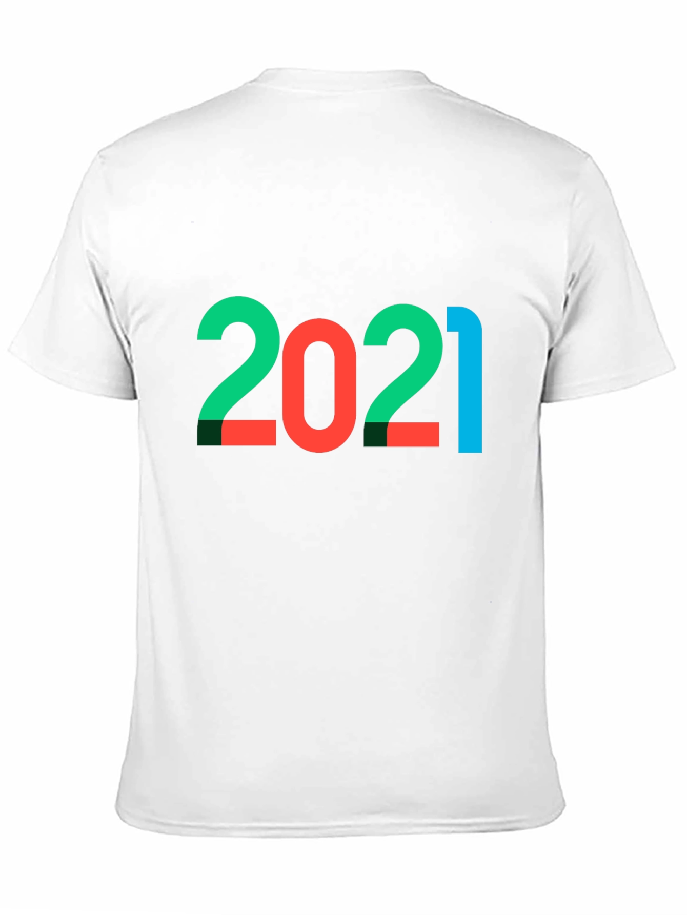 2021 Graphic Tee - Stylish Year Print