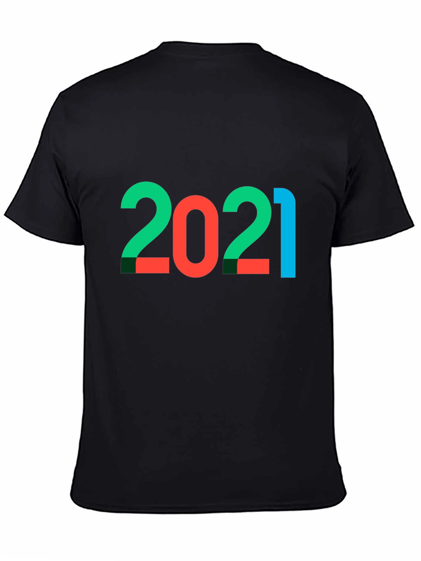 2021 Graphic Tee - Stylish Year Print