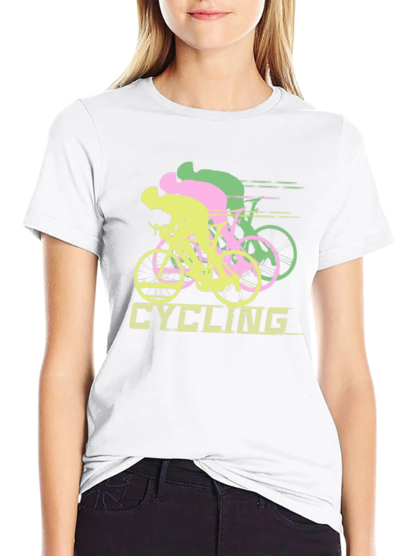 Cycling Graphic Tee - Ride in Style