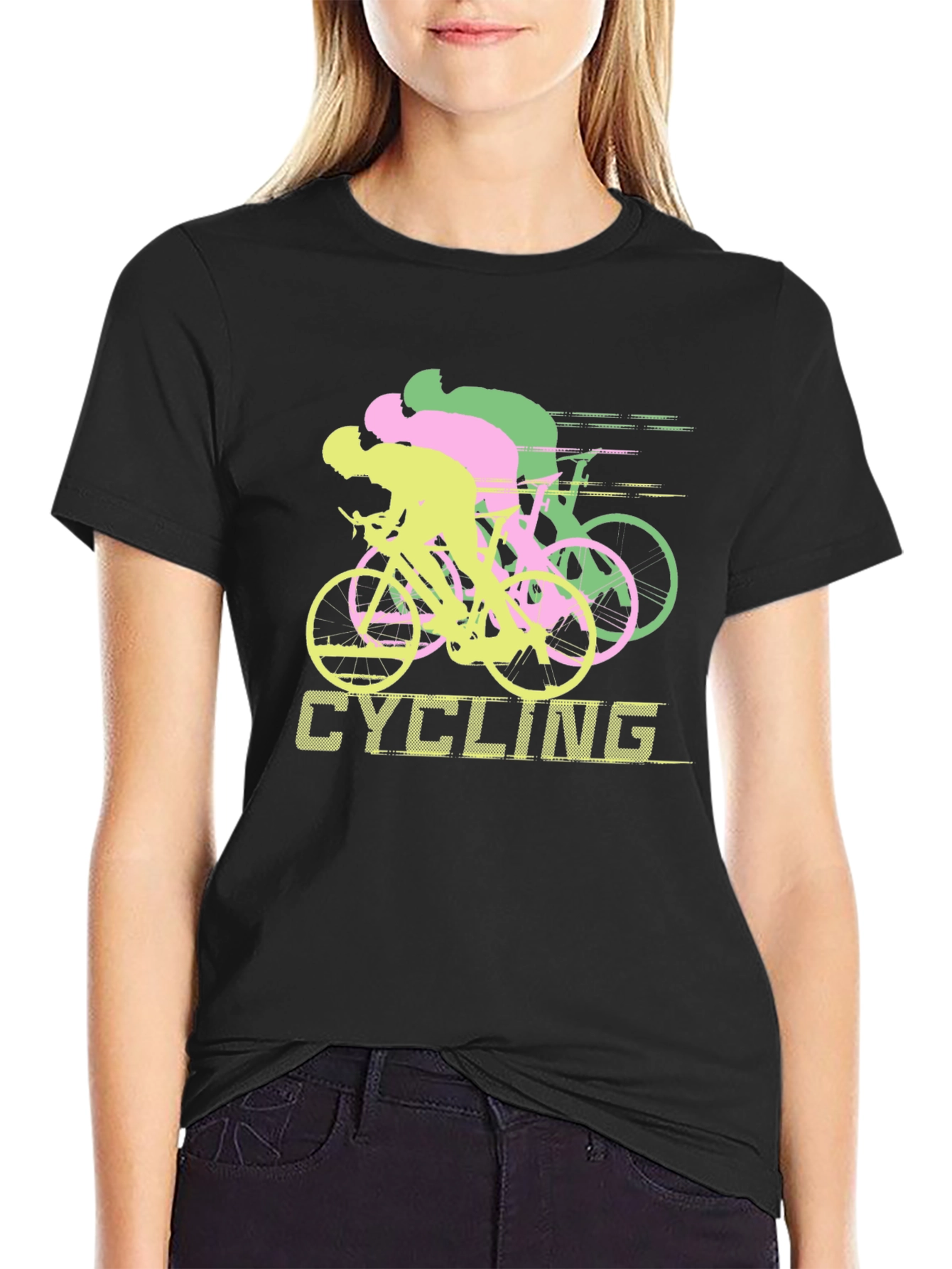 Cycling Graphic Tee - Ride in Style