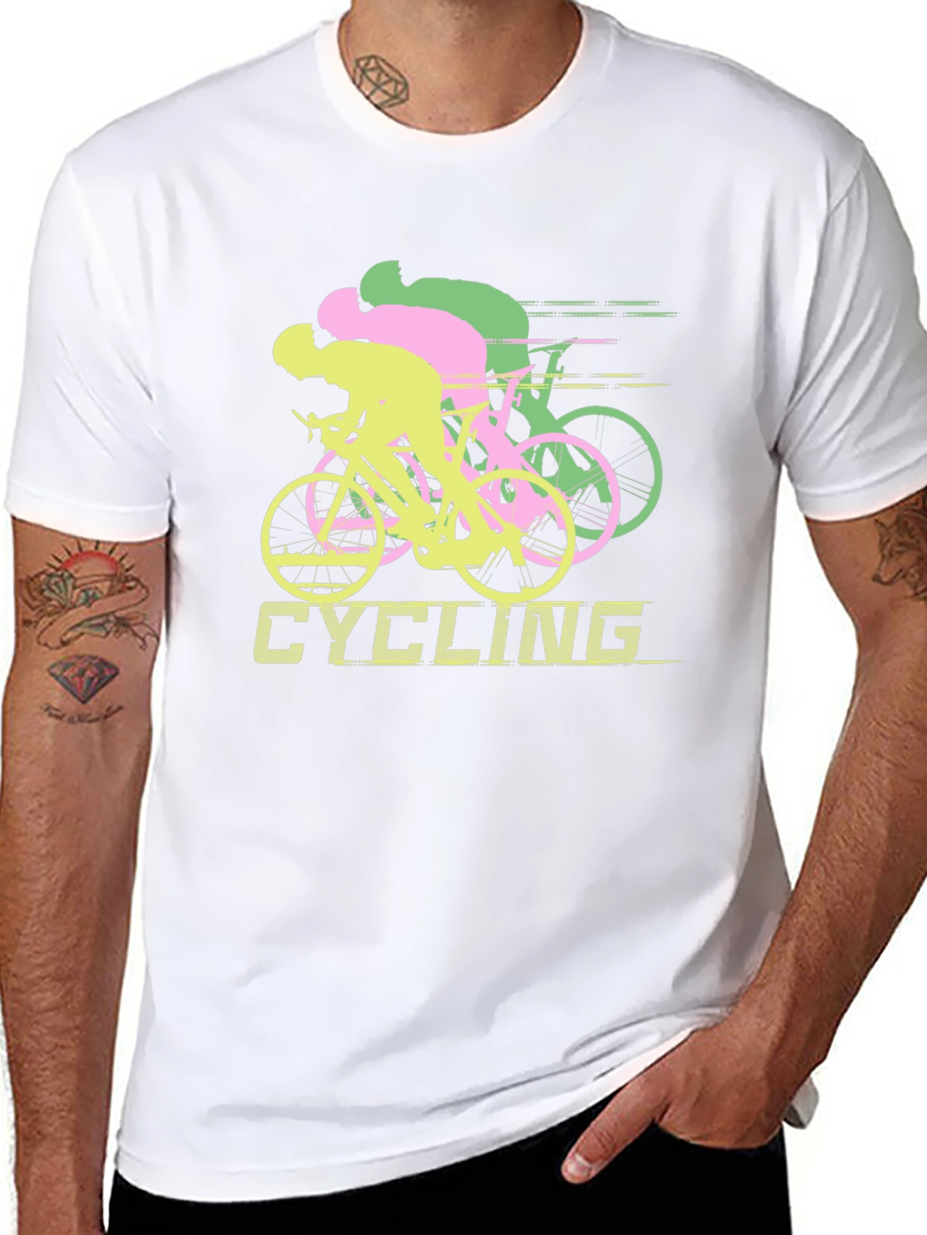 Cycling Graphic Tee - Ride in Style