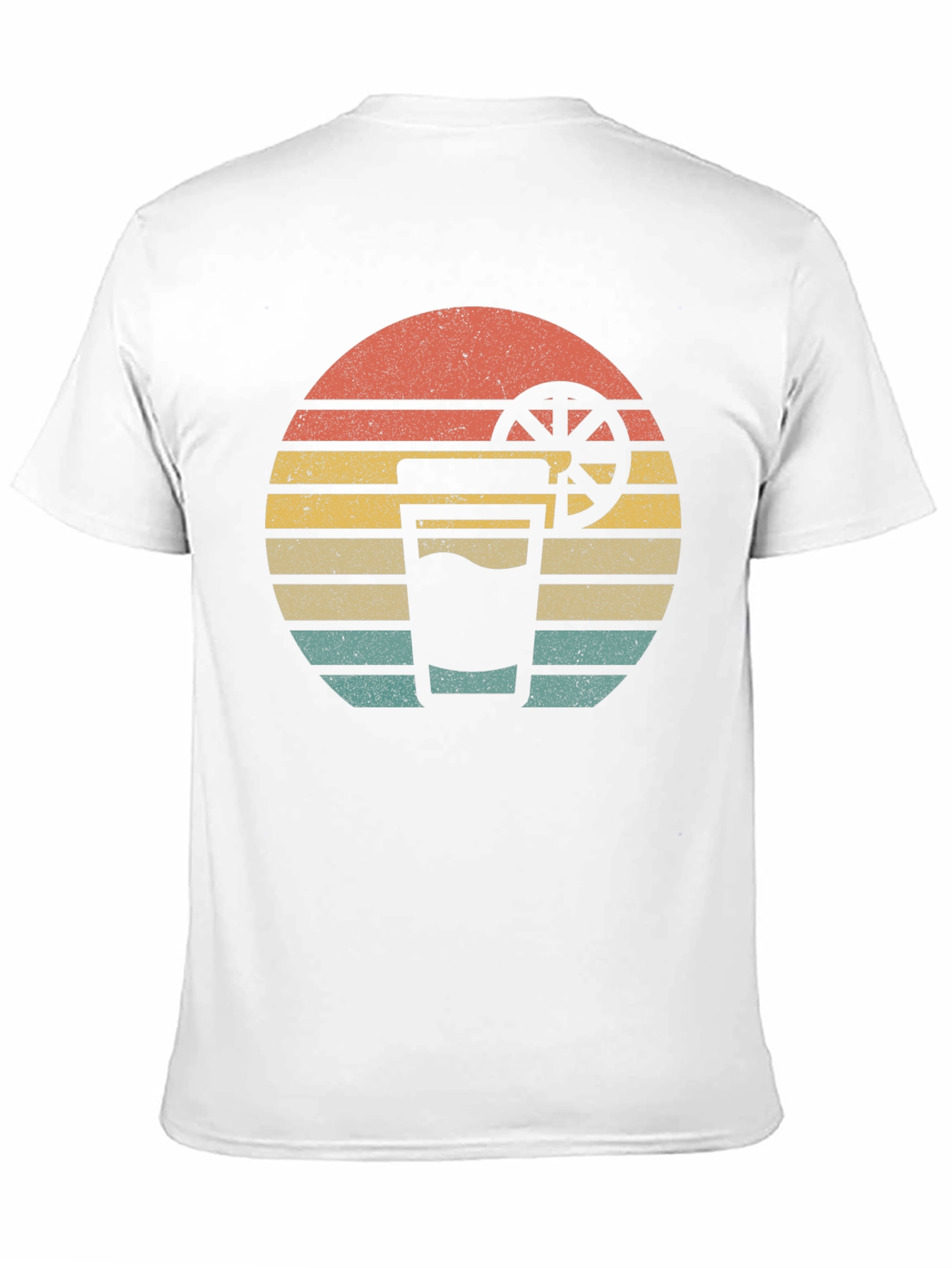 Retro Sunset Drink T-Shirt