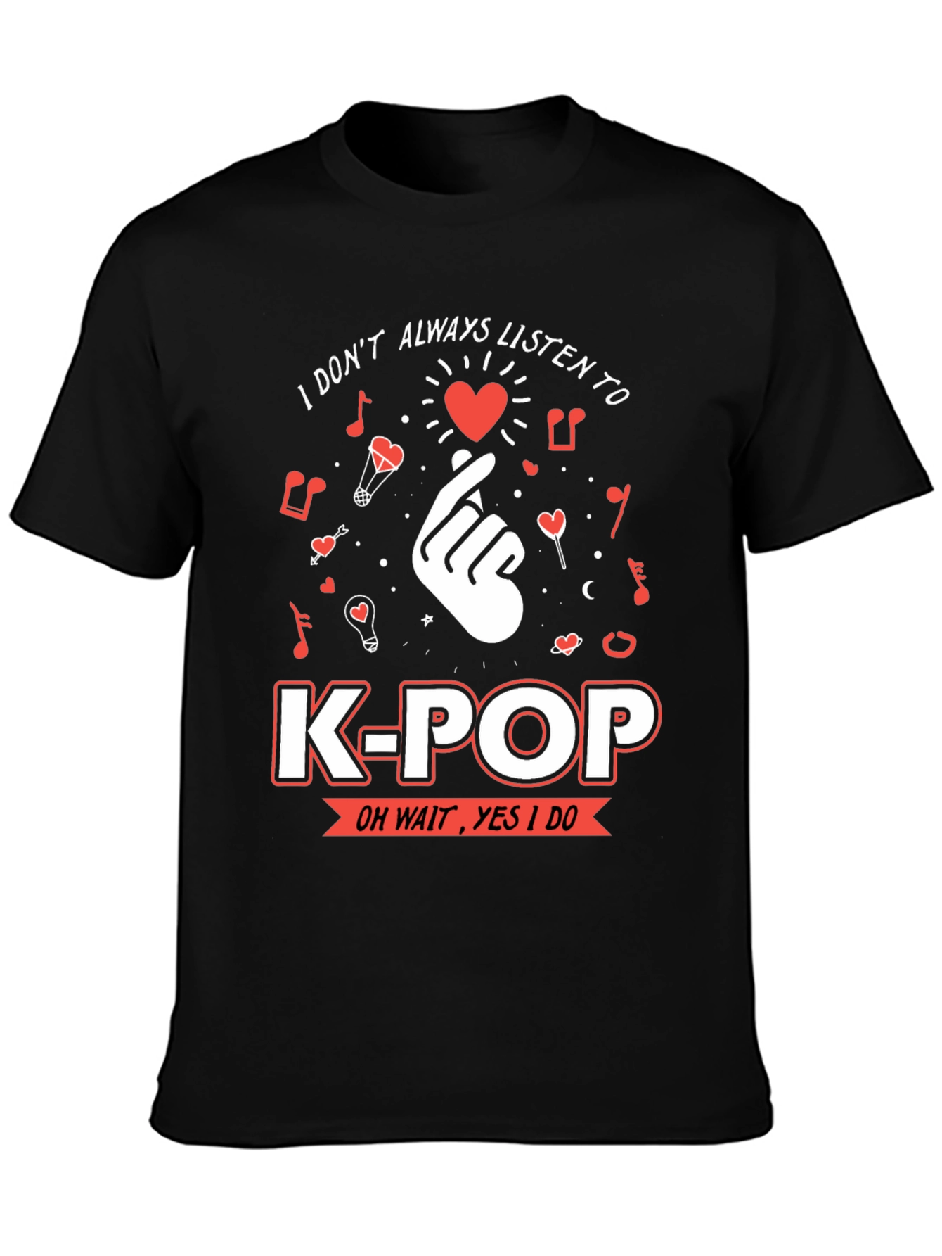 K-Pop Music Lover T-Shirt - Novelty Graphic Tee