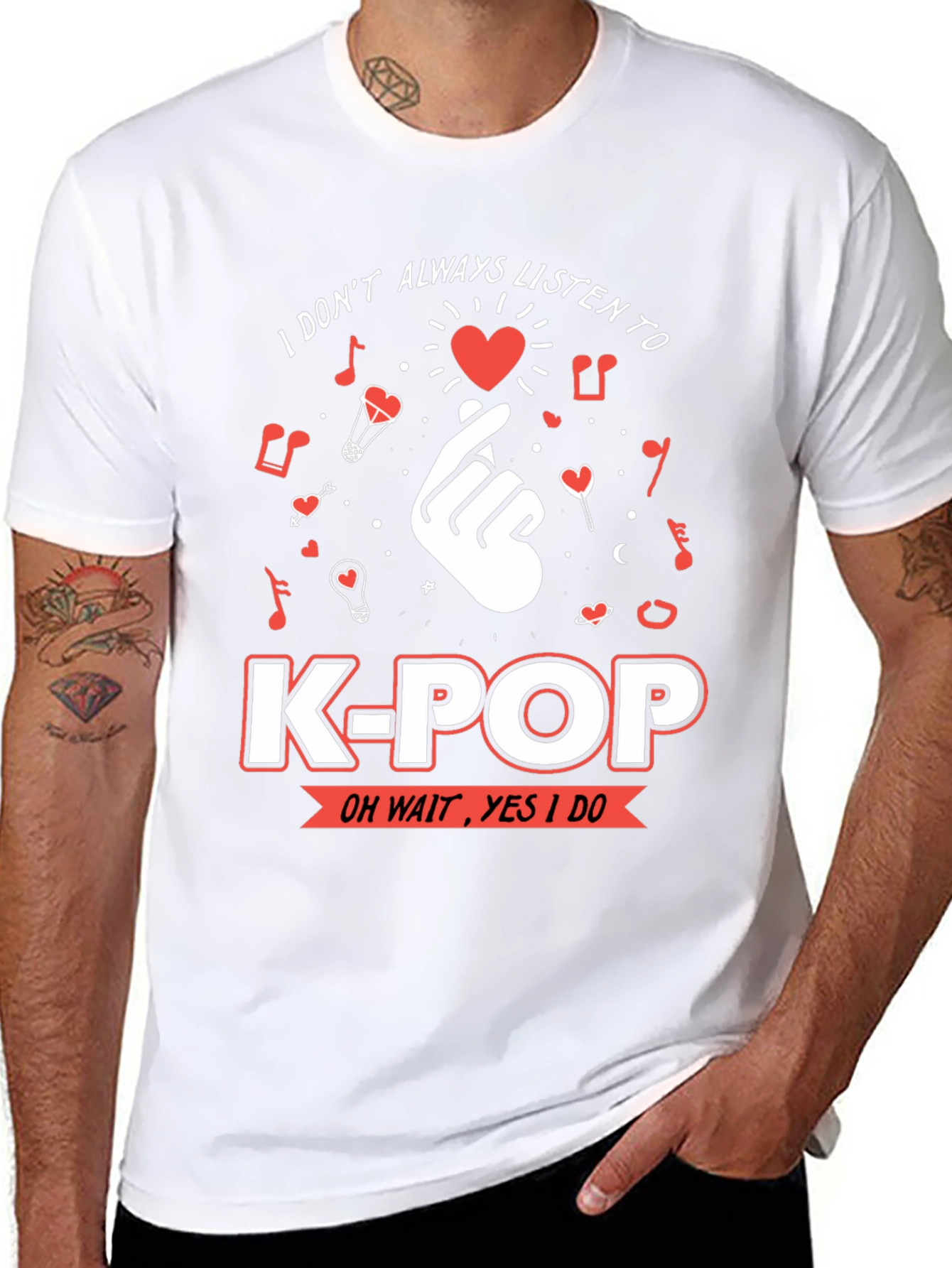 K-Pop Music Lover T-Shirt - Novelty Graphic Tee