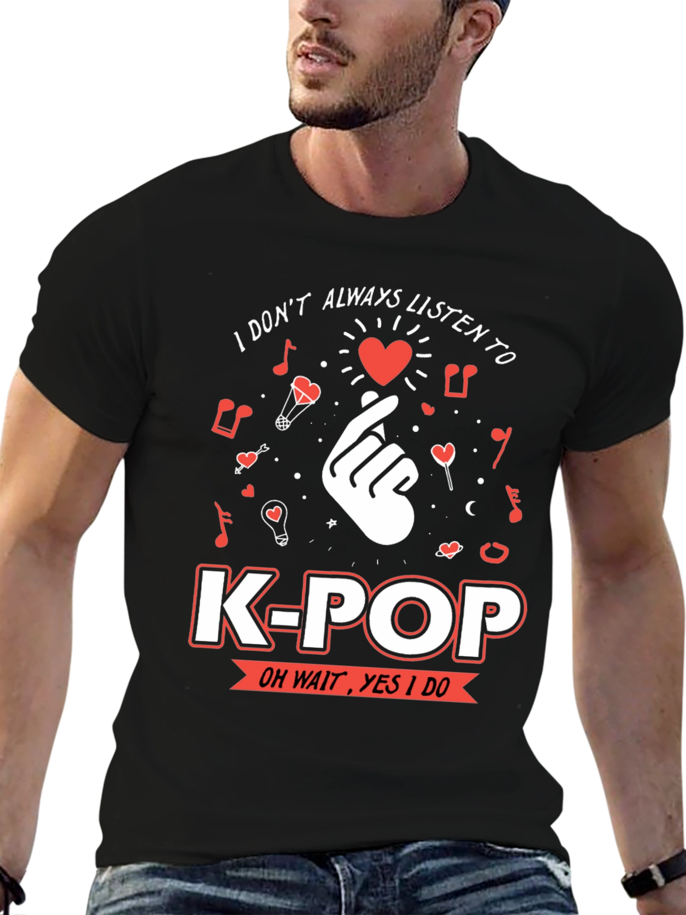 K-Pop Music Lover T-Shirt - Novelty Graphic Tee