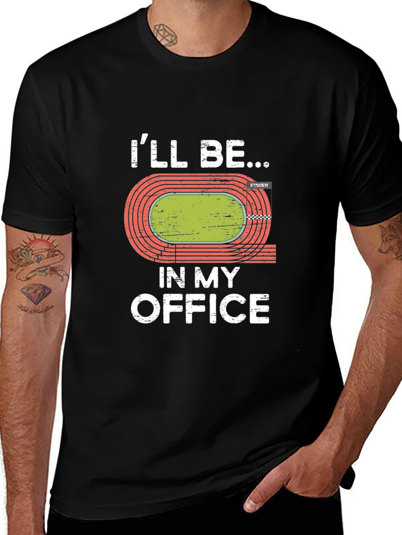 Ill Be In My Office Running Track T-Shirt