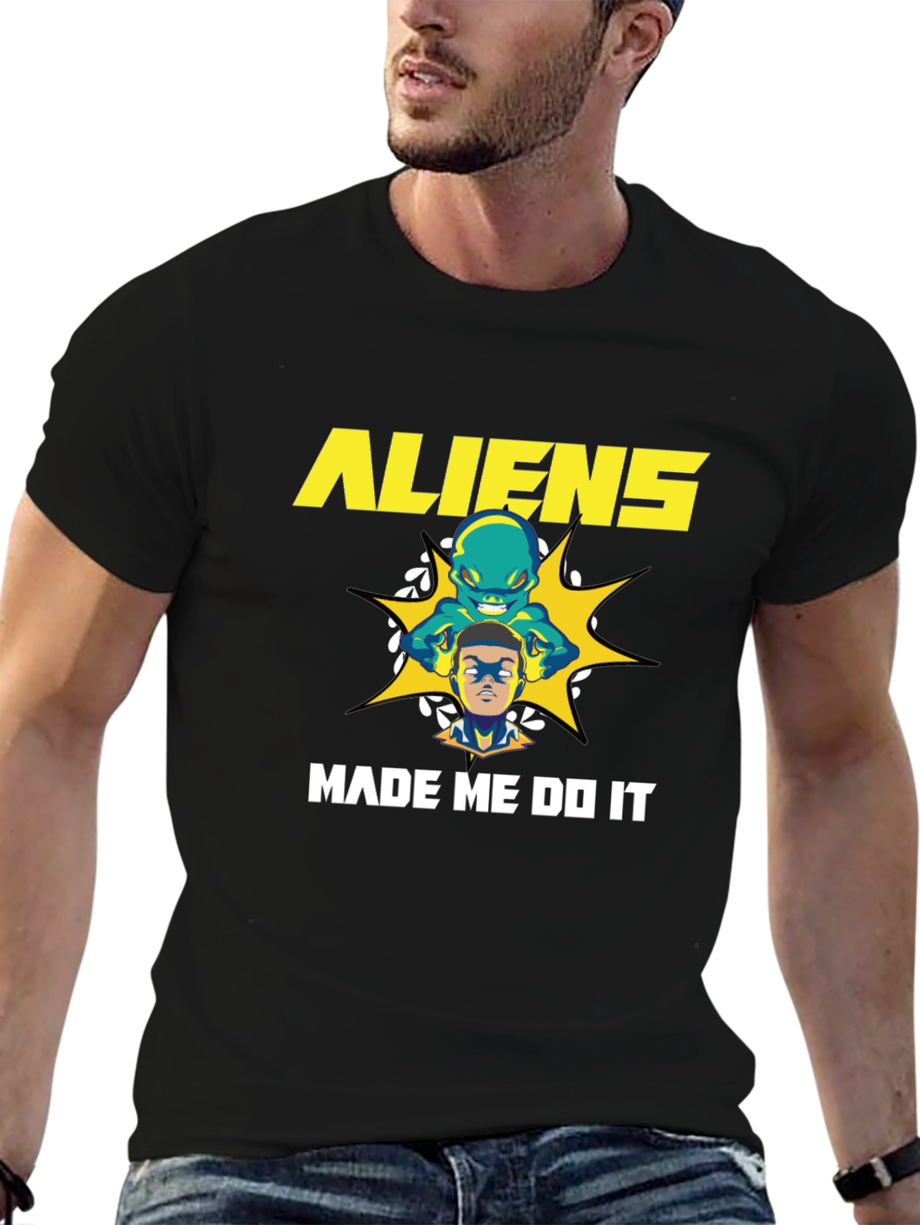 Aliens Made Me Do It Graphic T-Shirt