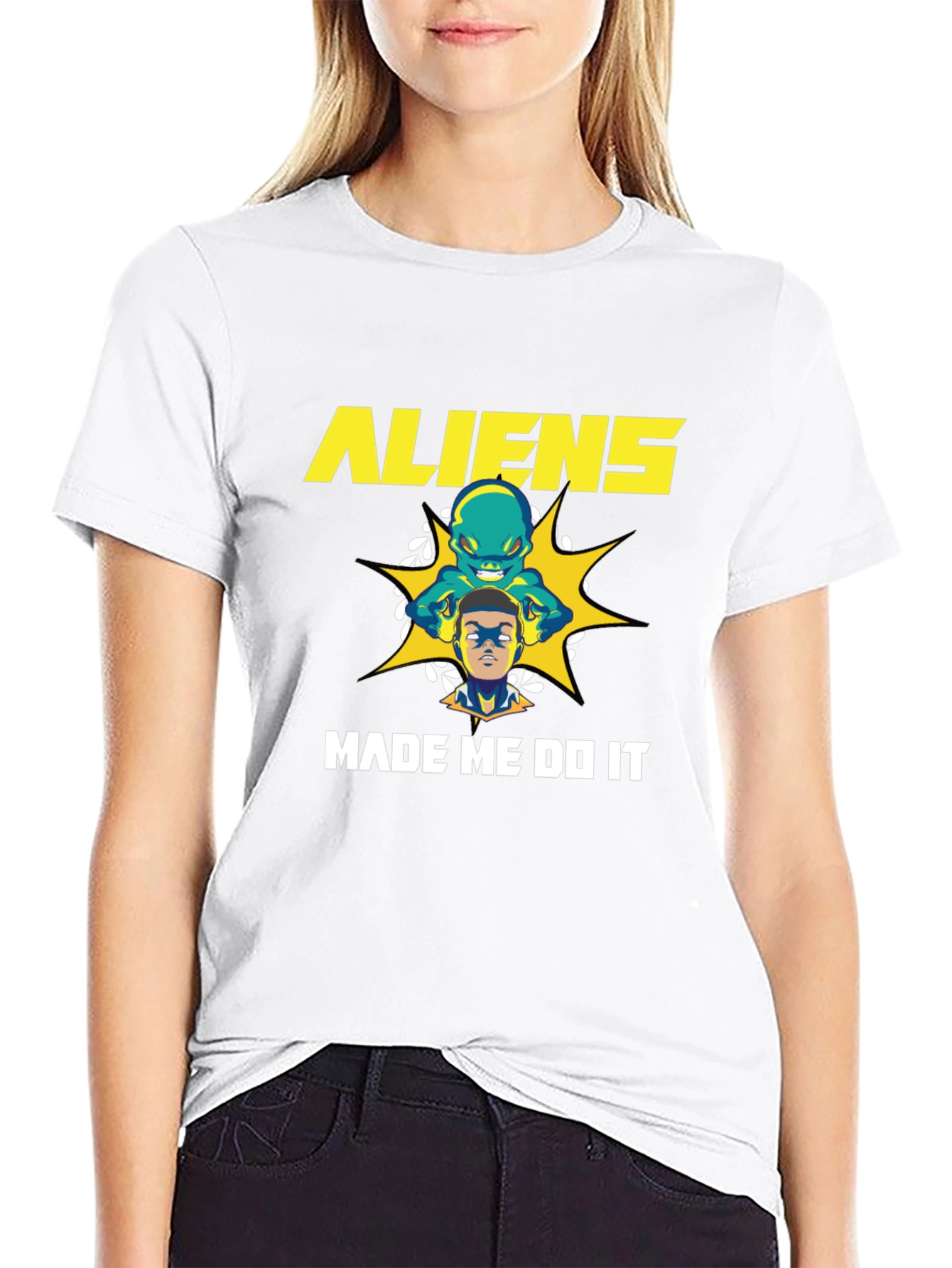 Aliens Made Me Do It Graphic T-Shirt