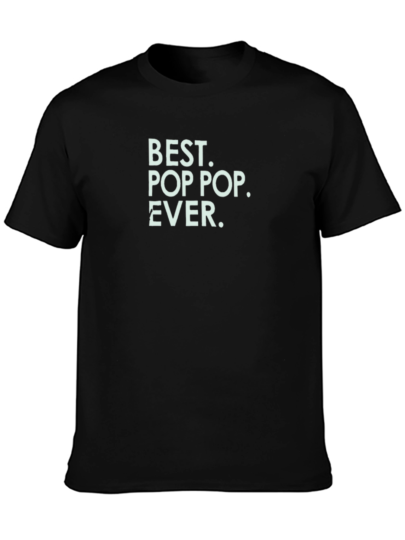 Best Pop Pop Ever - Black Graphic Tee