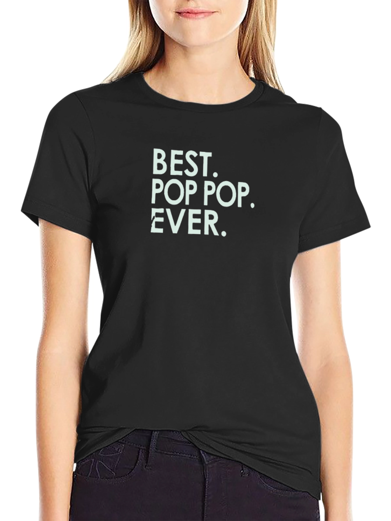 Best Pop Pop Ever - Black Graphic Tee