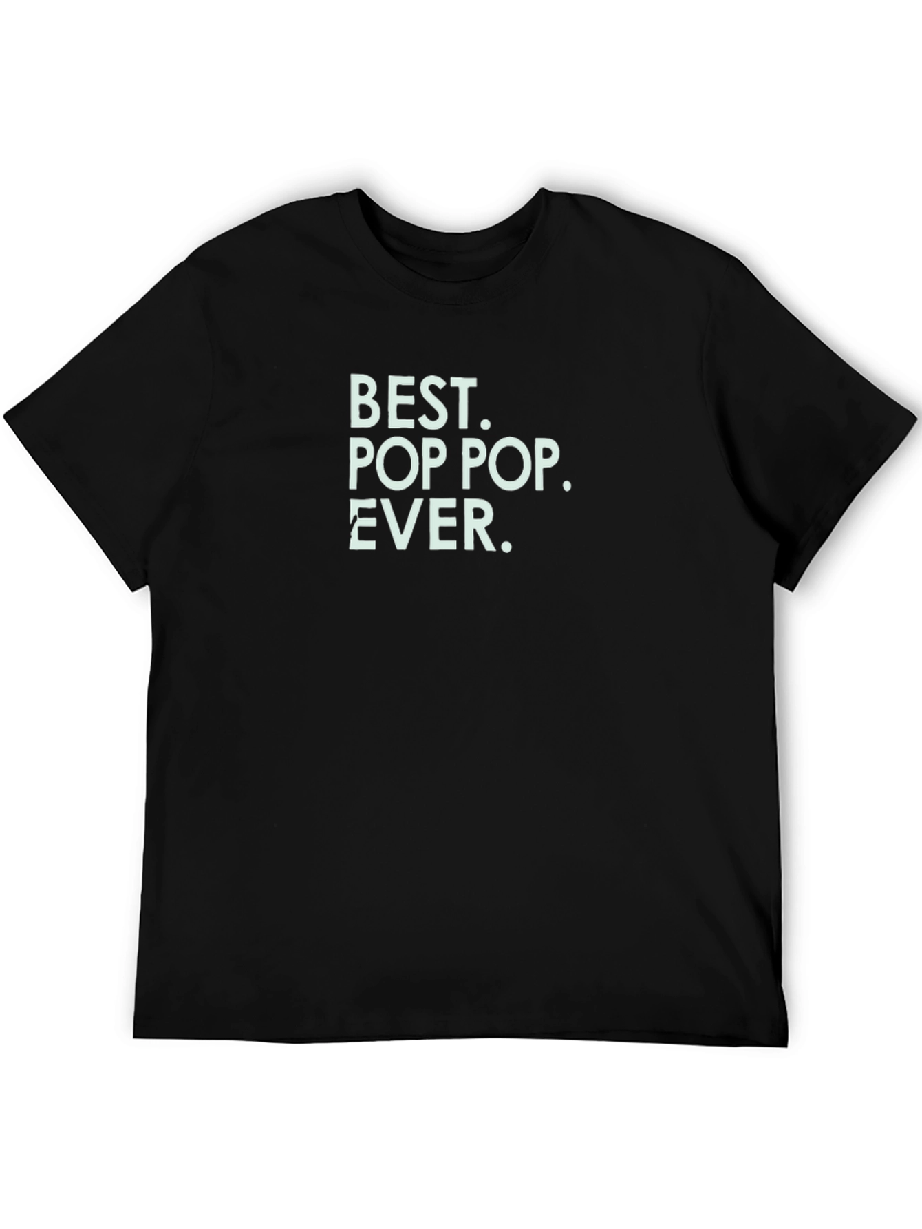 Best Pop Pop Ever - Black Graphic Tee