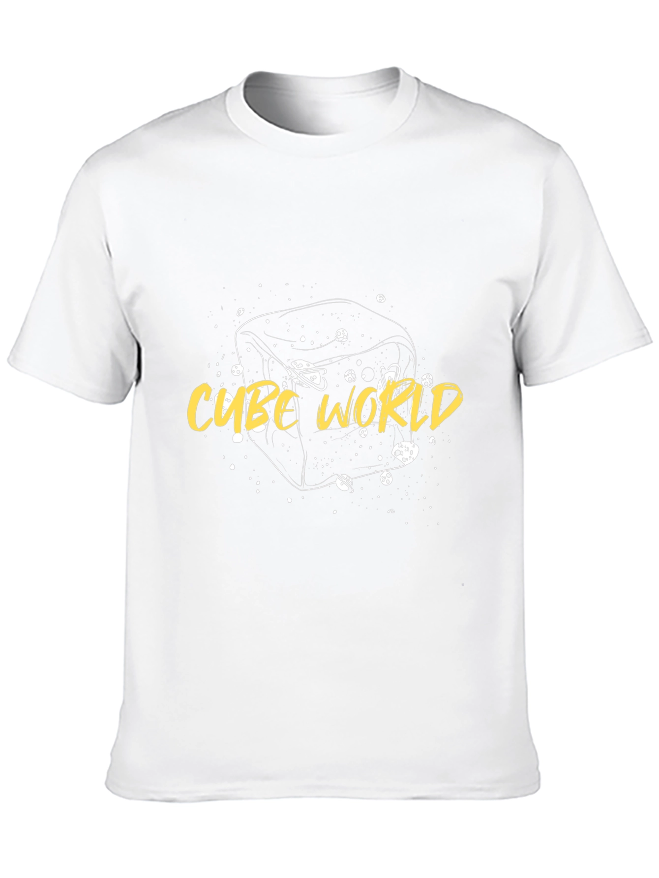 Cube World Black Graphic T-Shirt
