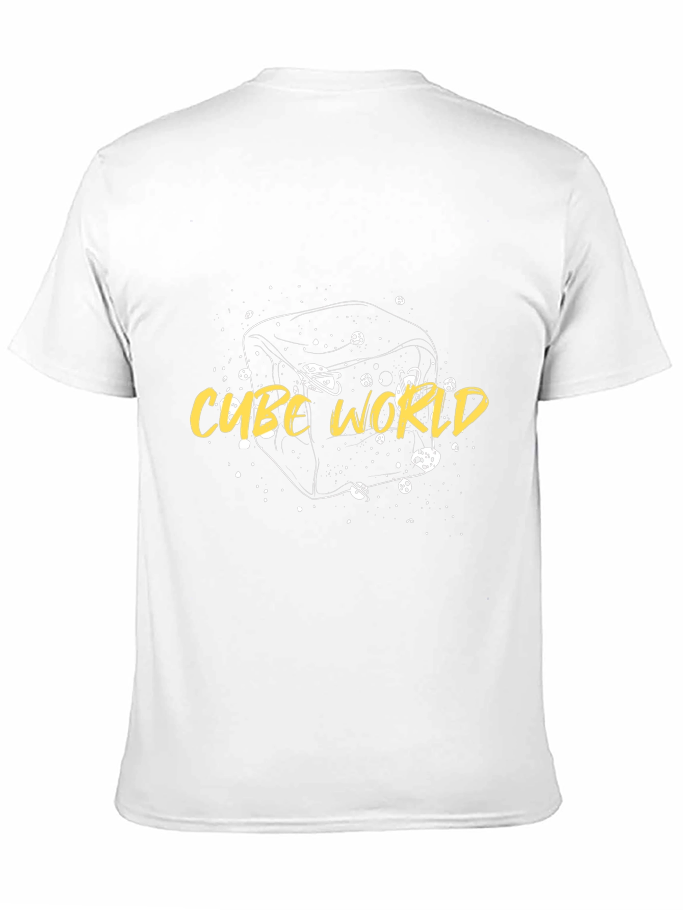 Cube World Black Graphic T-Shirt