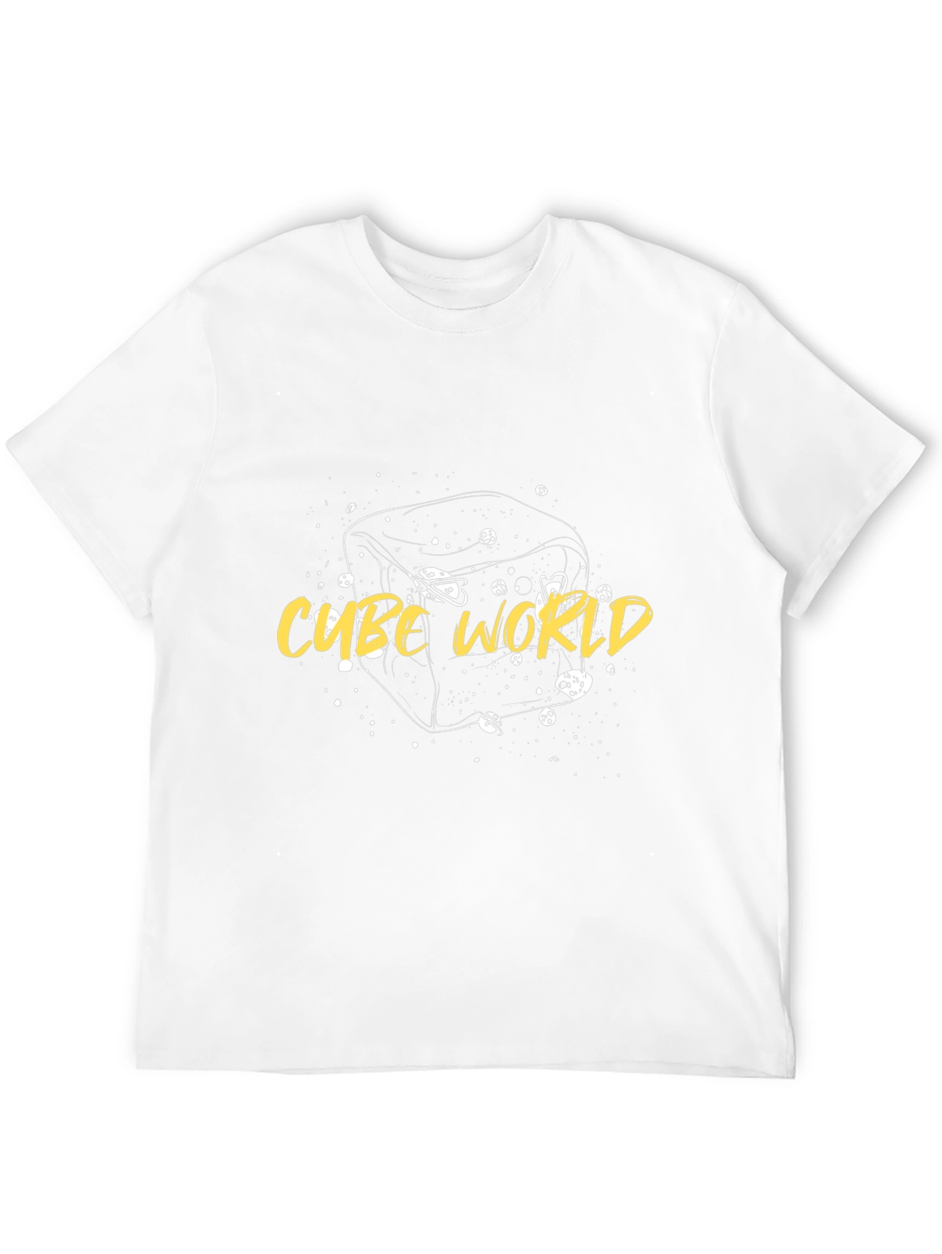 Cube World Black Graphic T-Shirt