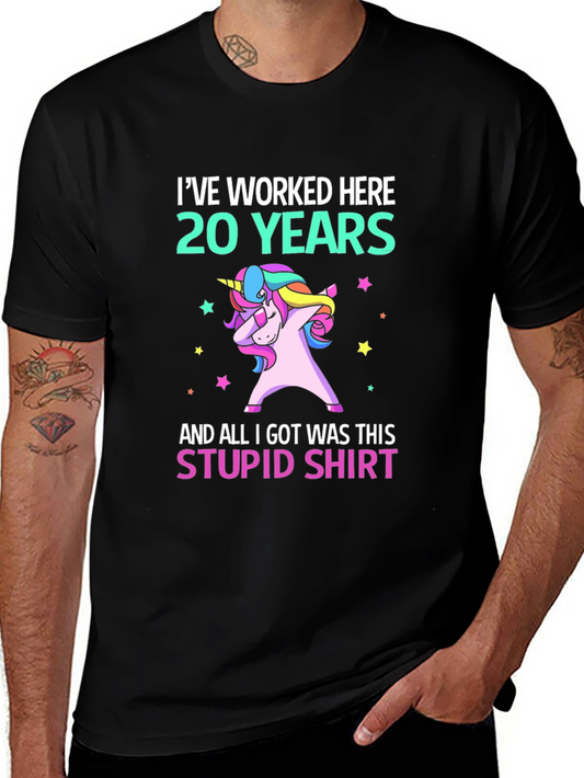 Ive Worked Here 20 Years Unicorn T-Shirt