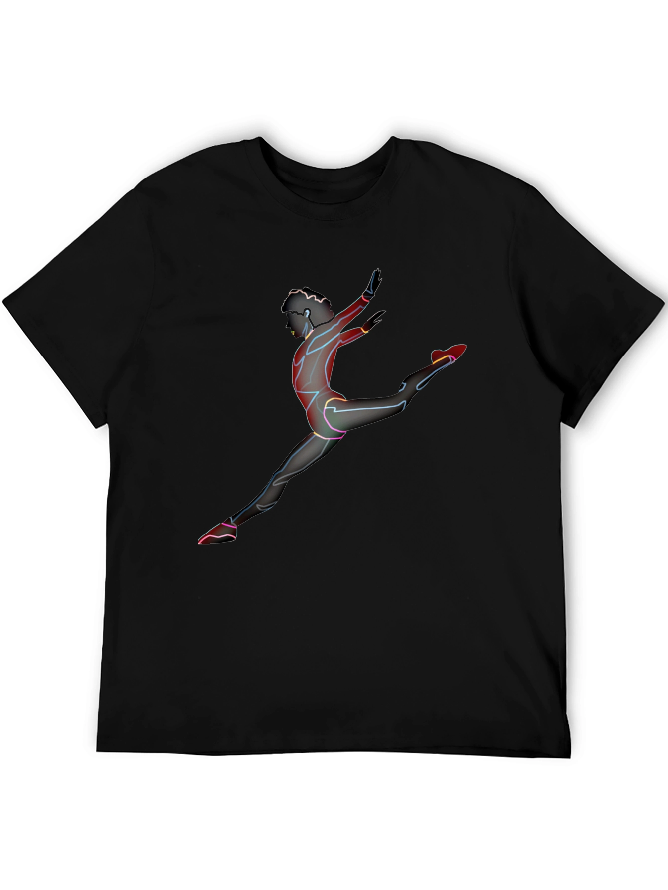 Neon Dancer Black T-Shirt