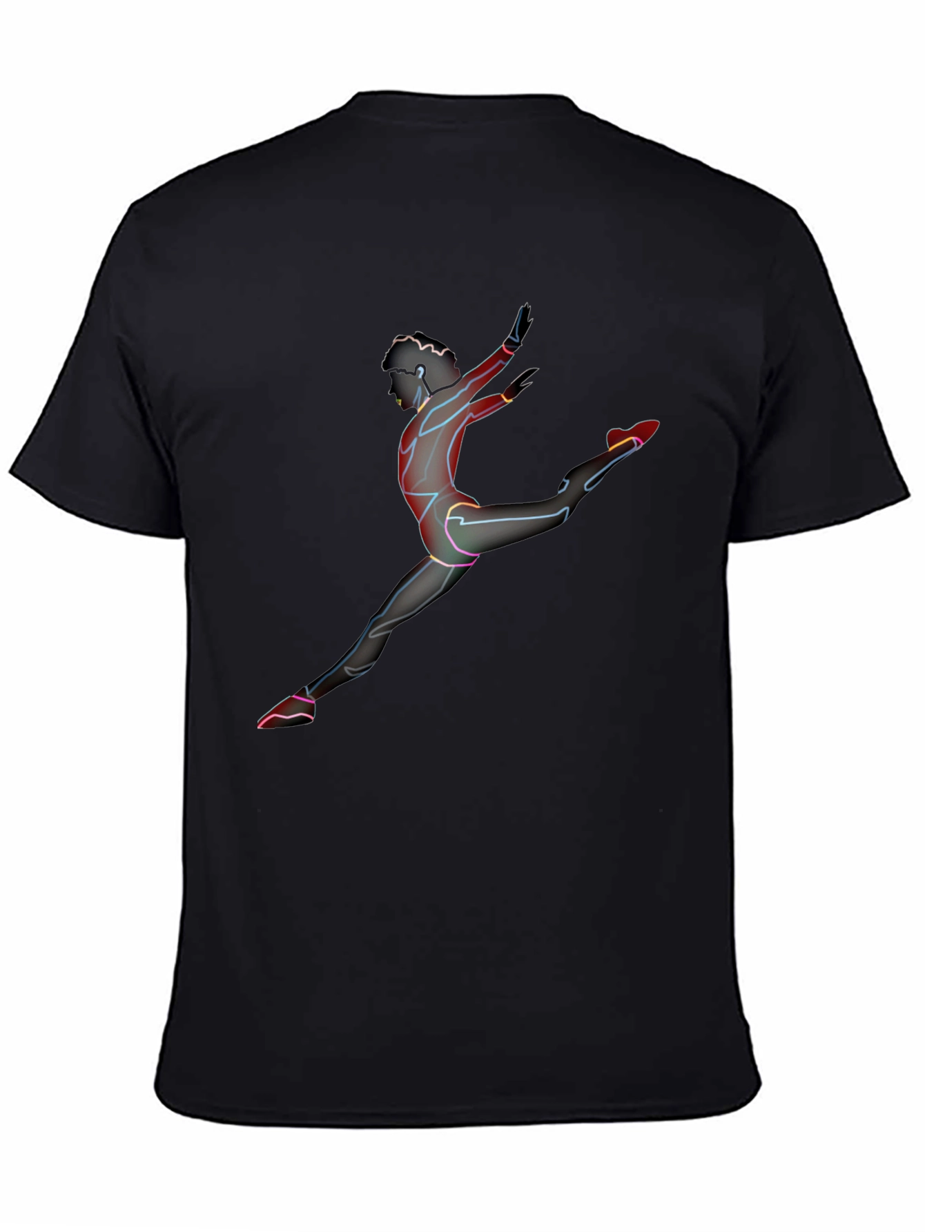 Neon Dancer Black T-Shirt