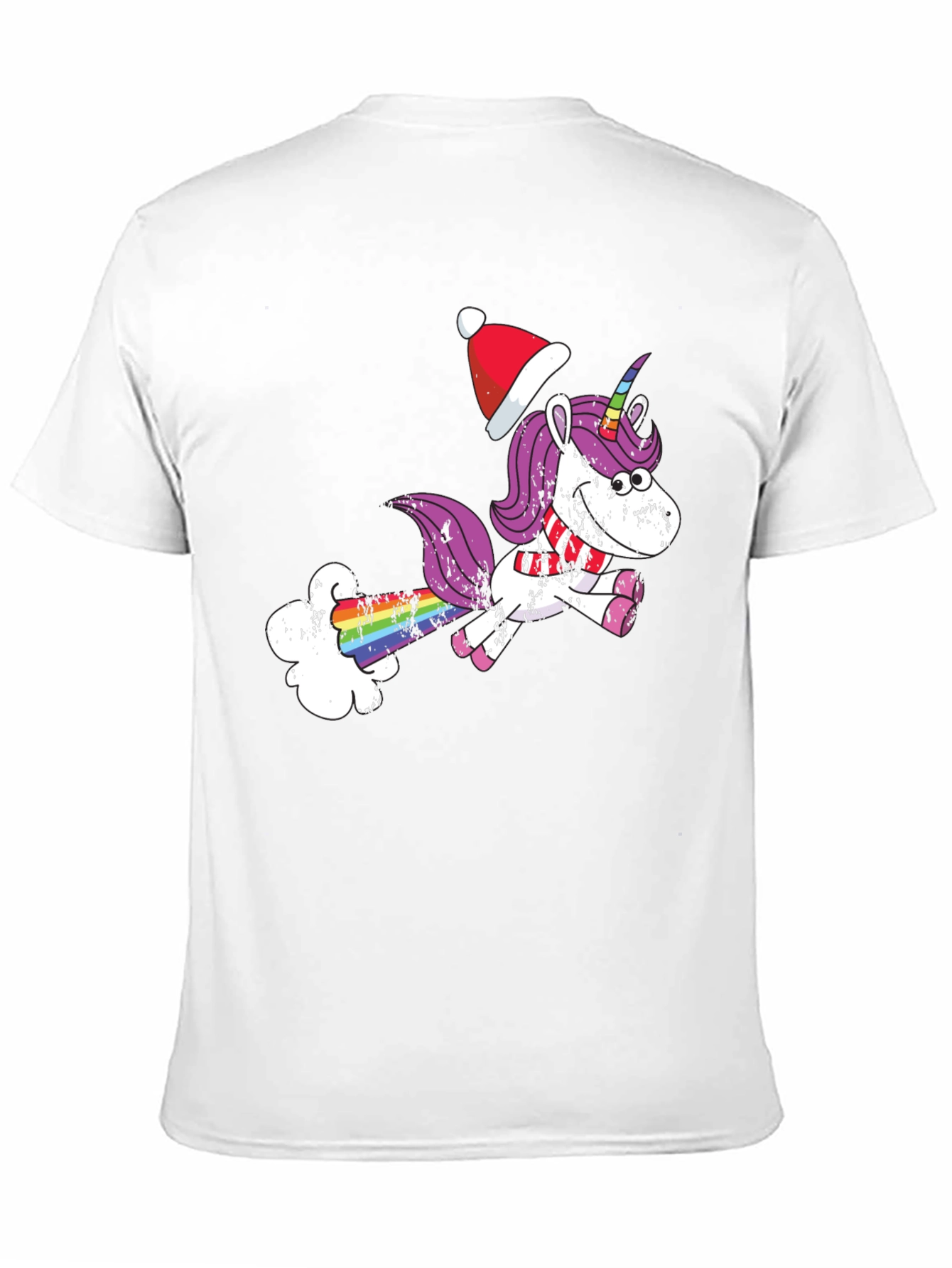 Unicorn Christmas Humor Graphic T-Shirt