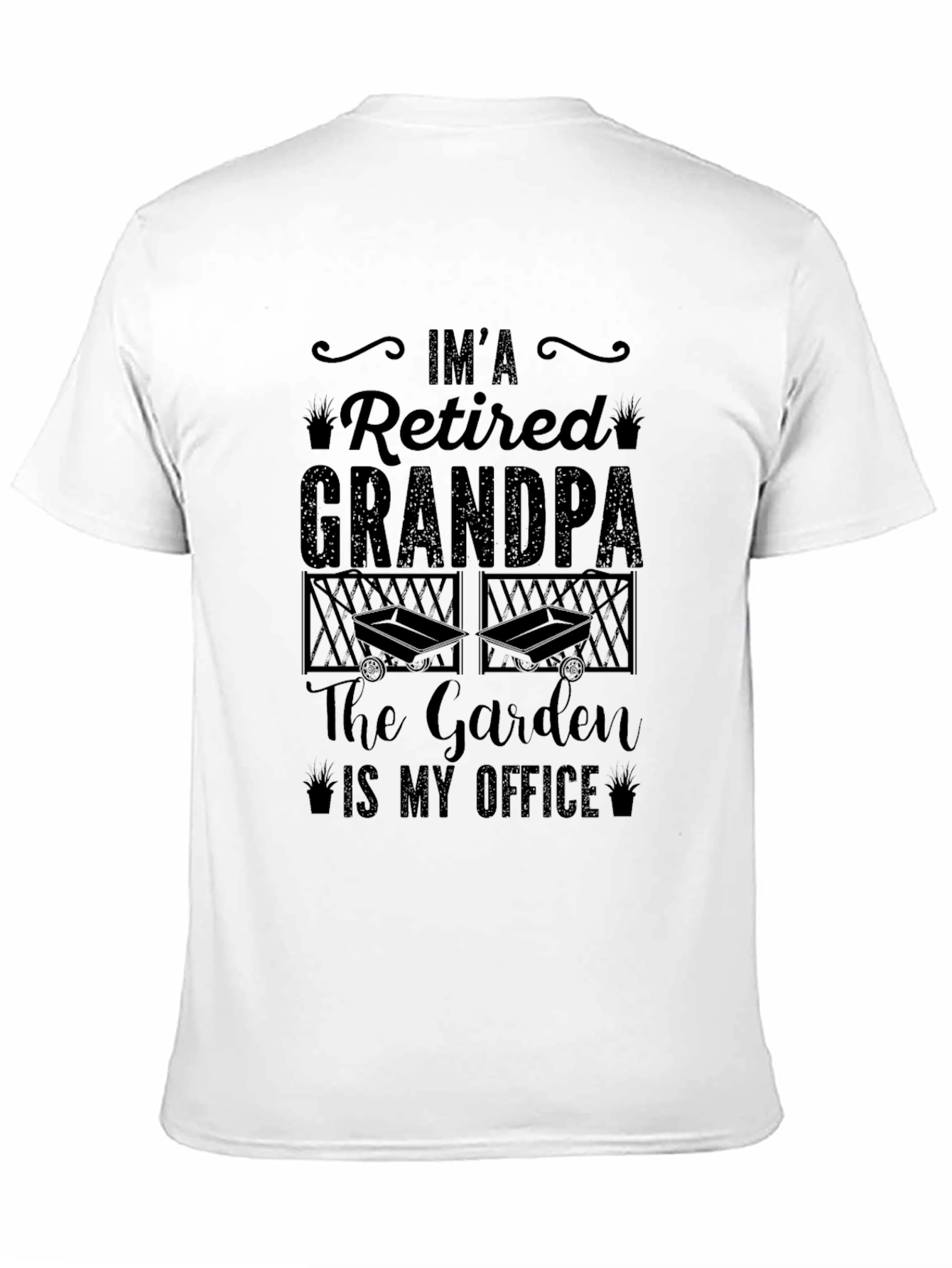 Retired Grandpa Garden Office T-Shirt