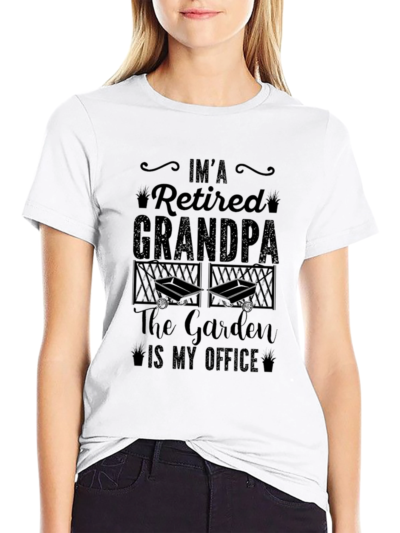 Retired Grandpa Garden Office T-Shirt