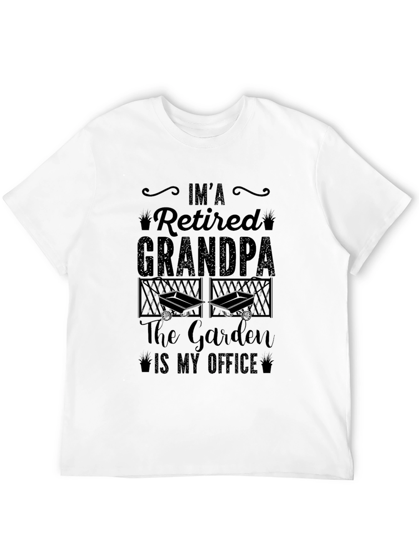 Retired Grandpa Garden Office T-Shirt