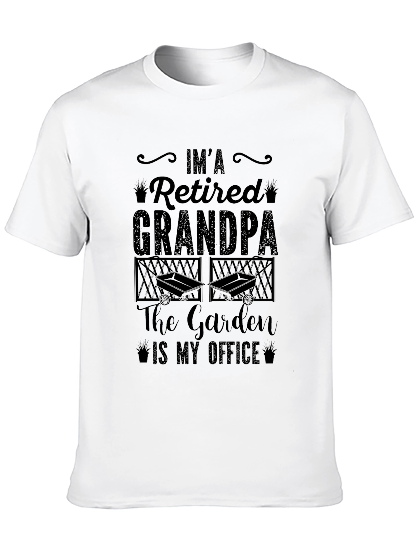 Retired Grandpa Garden Office T-Shirt