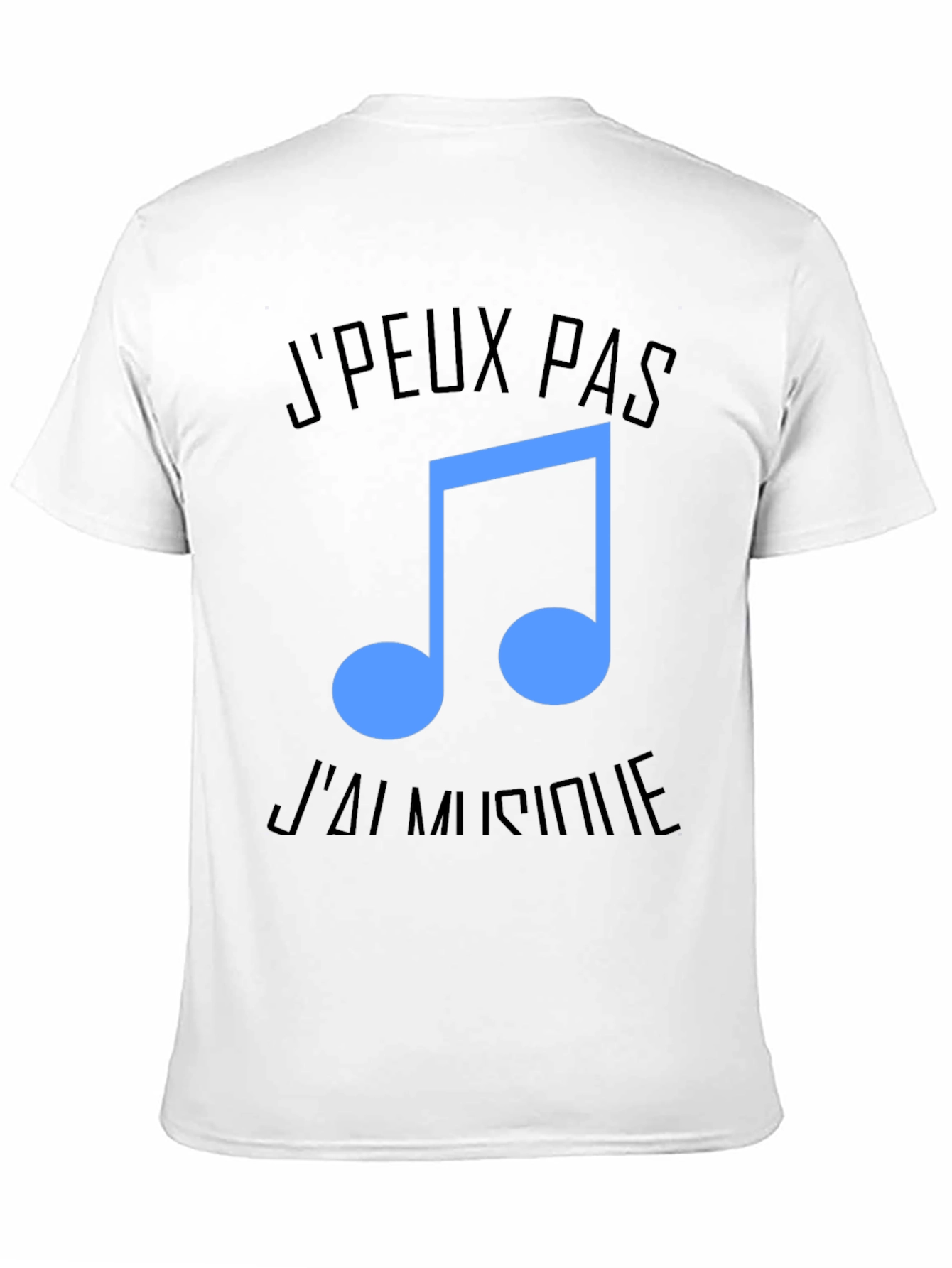Music Lover Tee: JPeux Pas Jai Musique