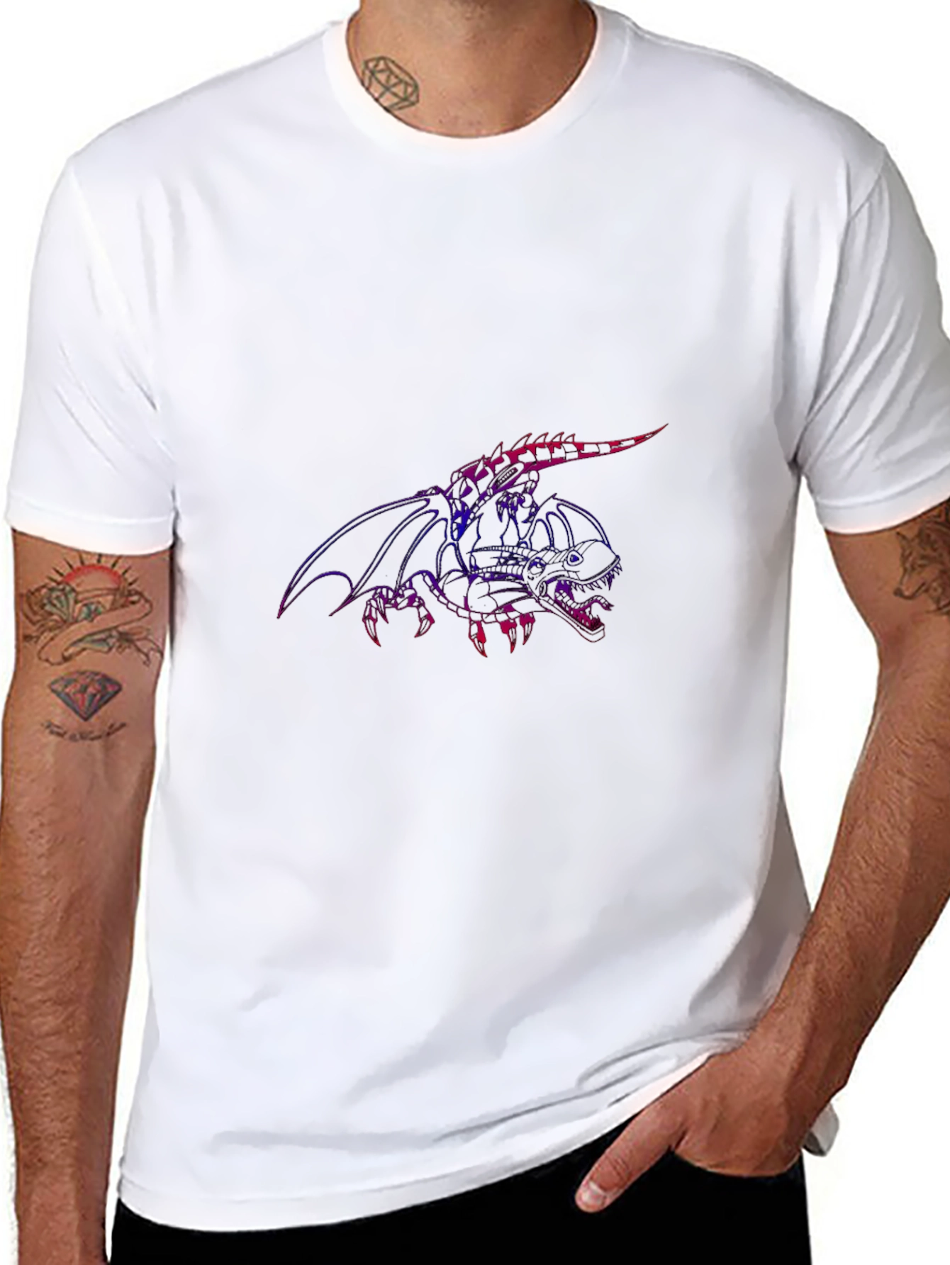 Dragon Graphic Black T-Shirt