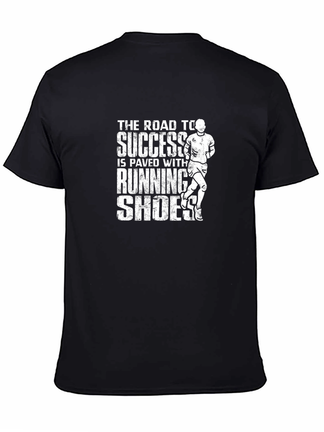 Road to Success Running Shoes Black T-Shirt