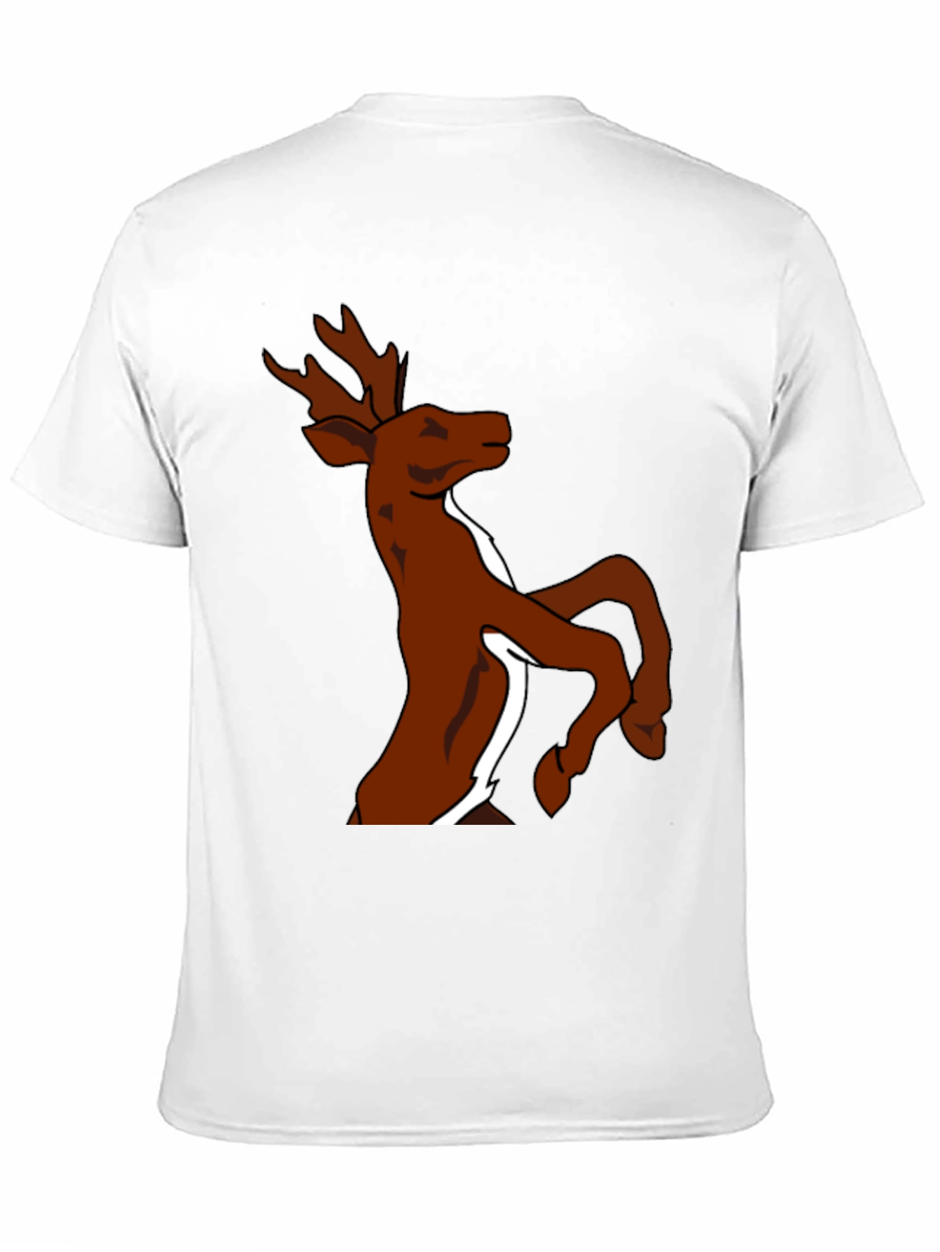 Black Deer Graphic Tee - Stylish Mens Casual Wear