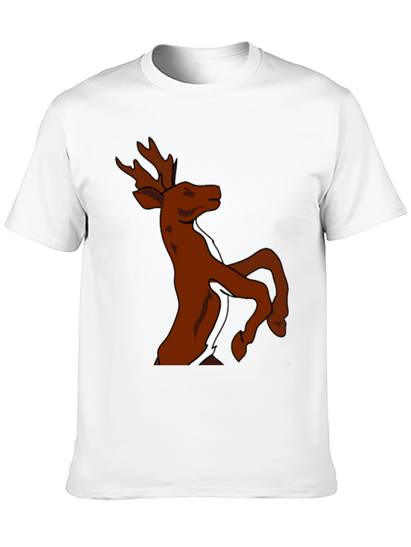 Black Deer Graphic Tee - Stylish Mens Casual Wear
