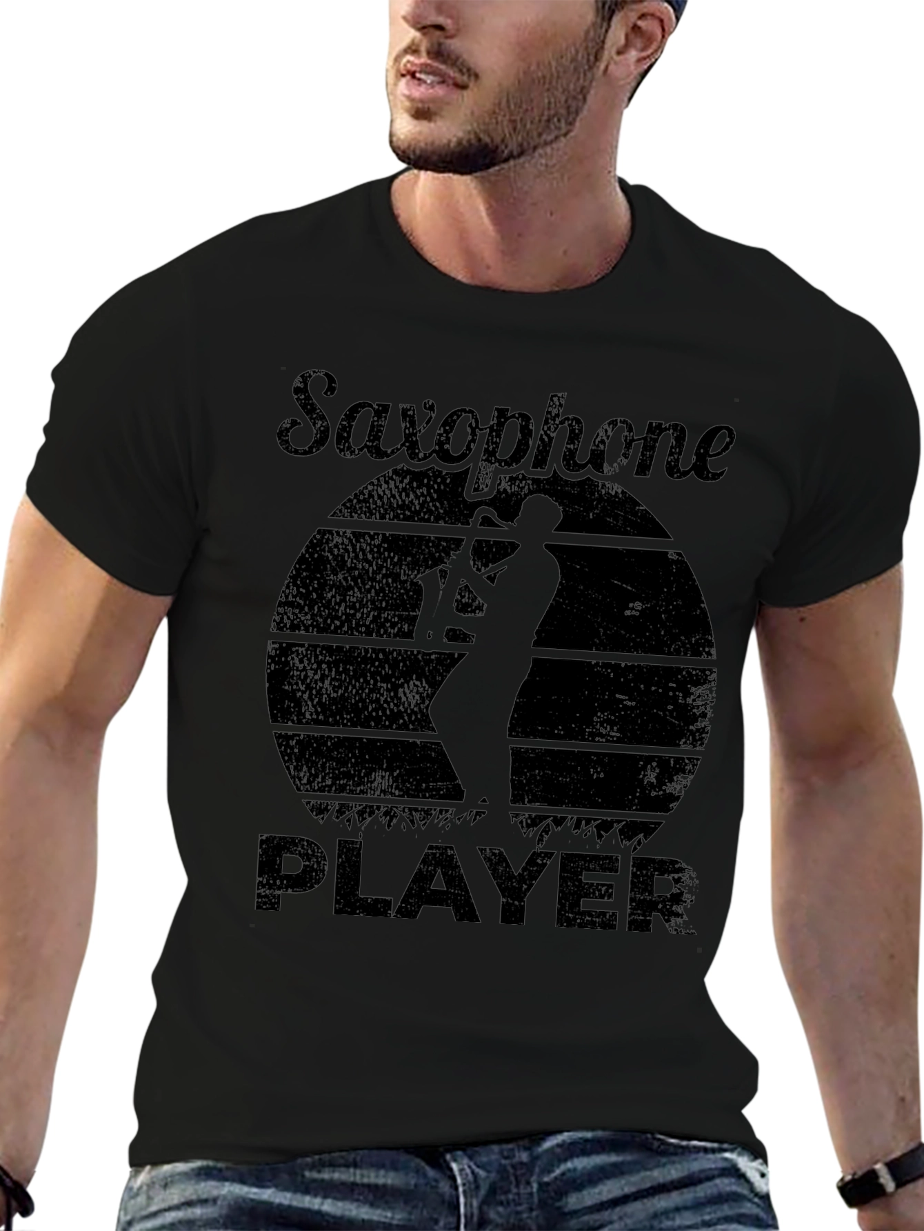 Saxophone Player Graphic T-Shirt | Musician Tee