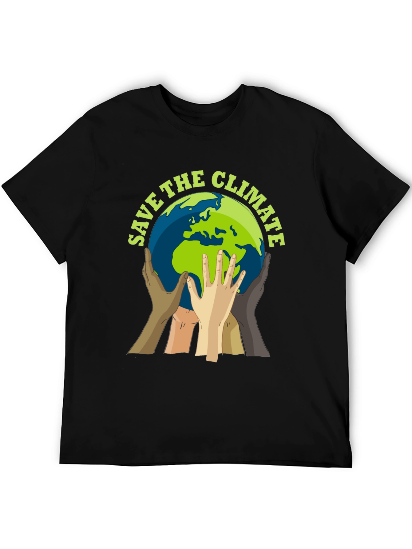 Save the Climate T-Shirt - Global Unity Design