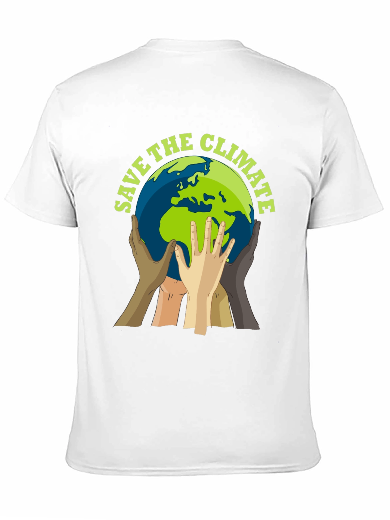 Save the Climate T-Shirt - Global Unity Design