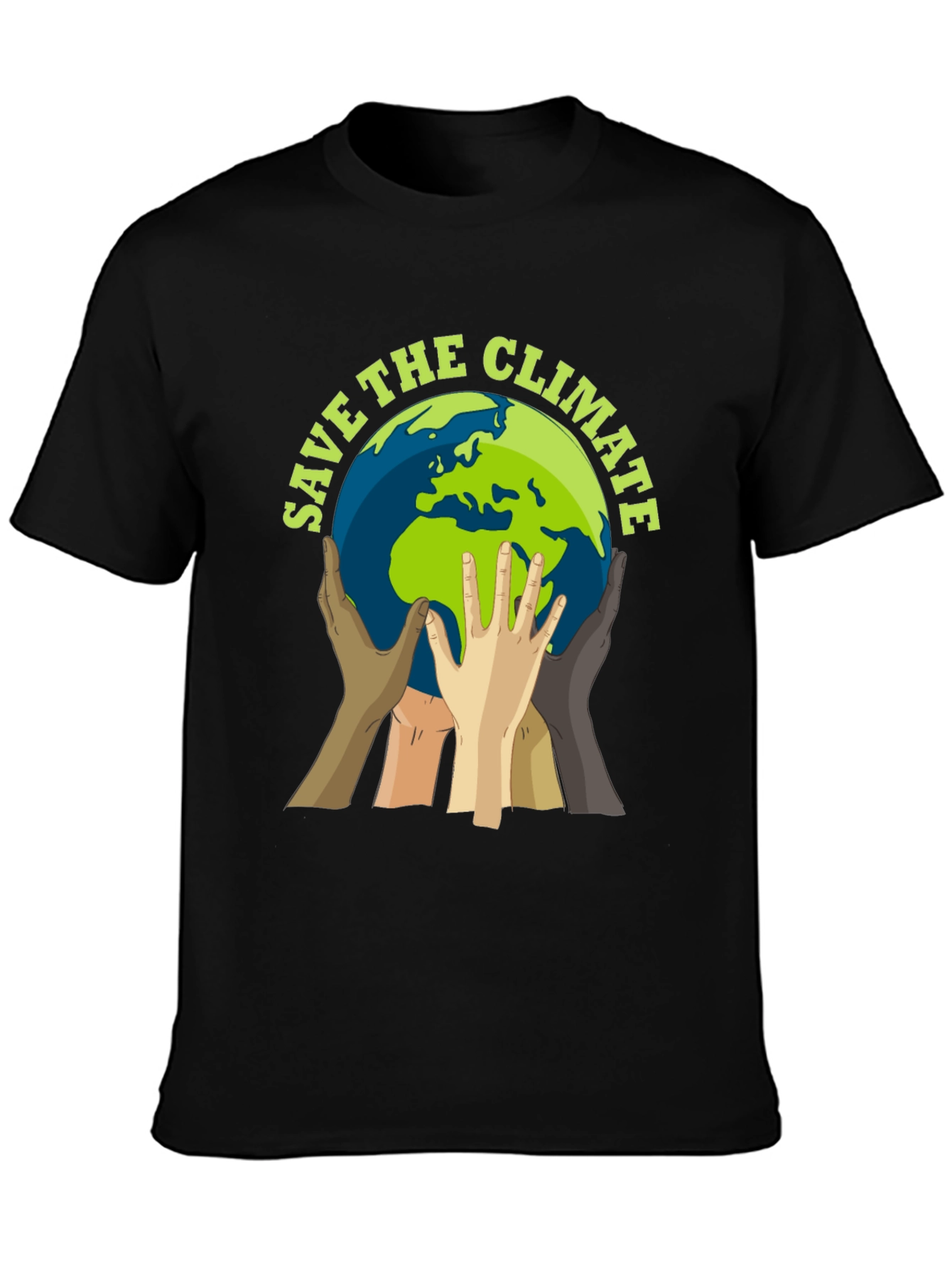 Save the Climate T-Shirt - Global Unity Design